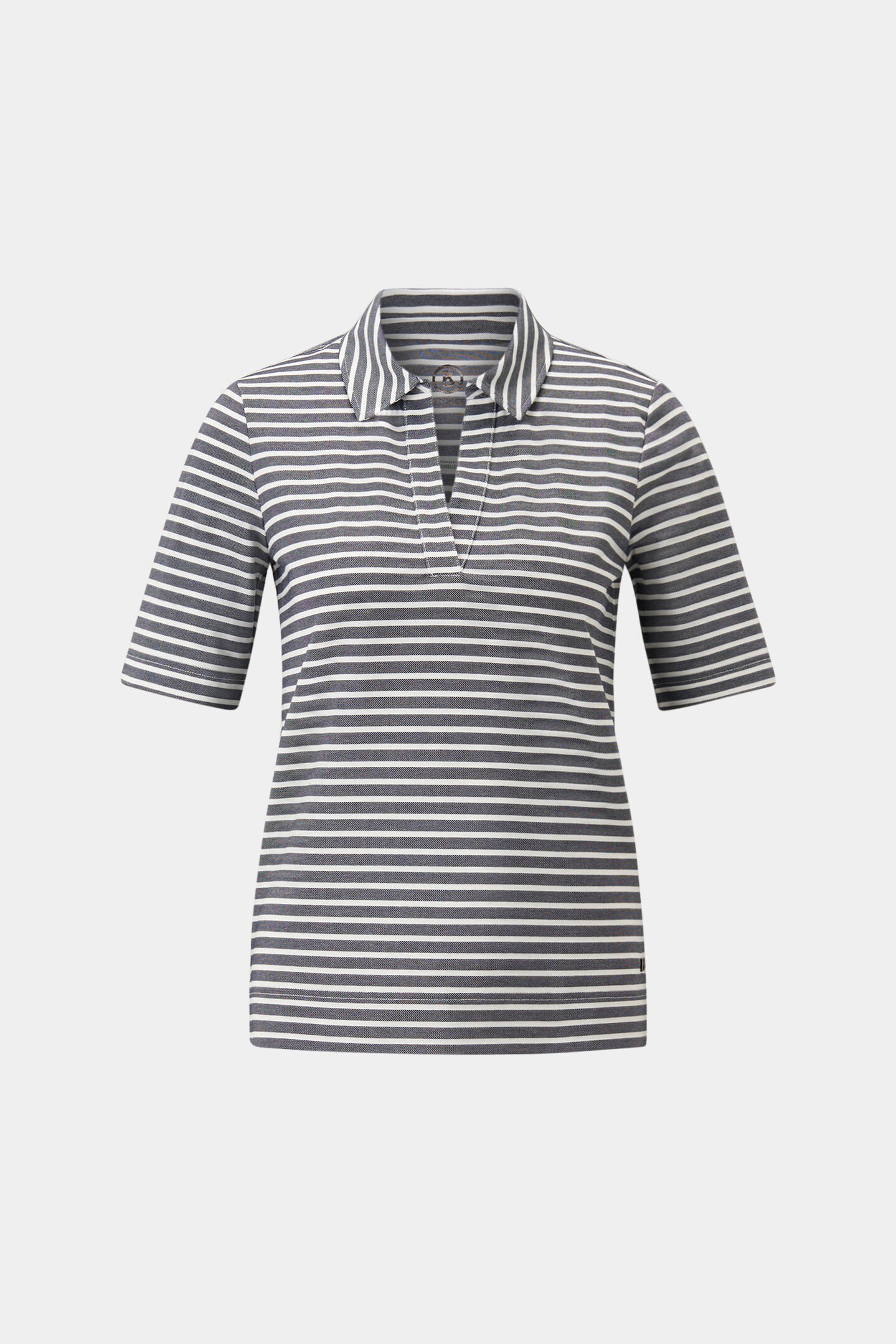 Polo-Shirt Peony Navy-Blau/Off-White