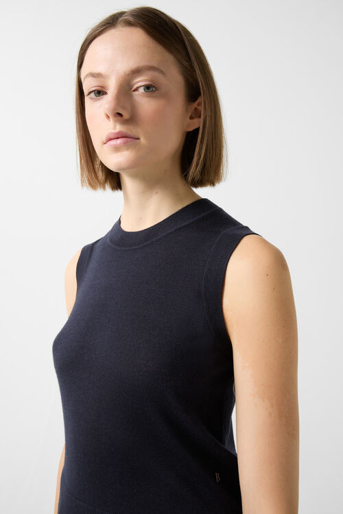 Isola Knitted top Navy blue