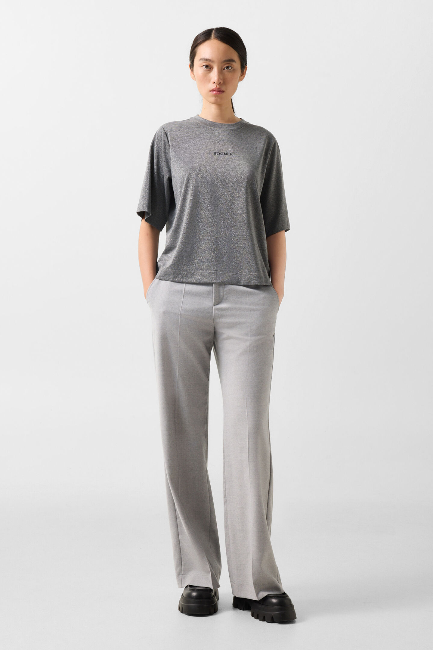 Jersey-T-Shirt Dorothy Grau
