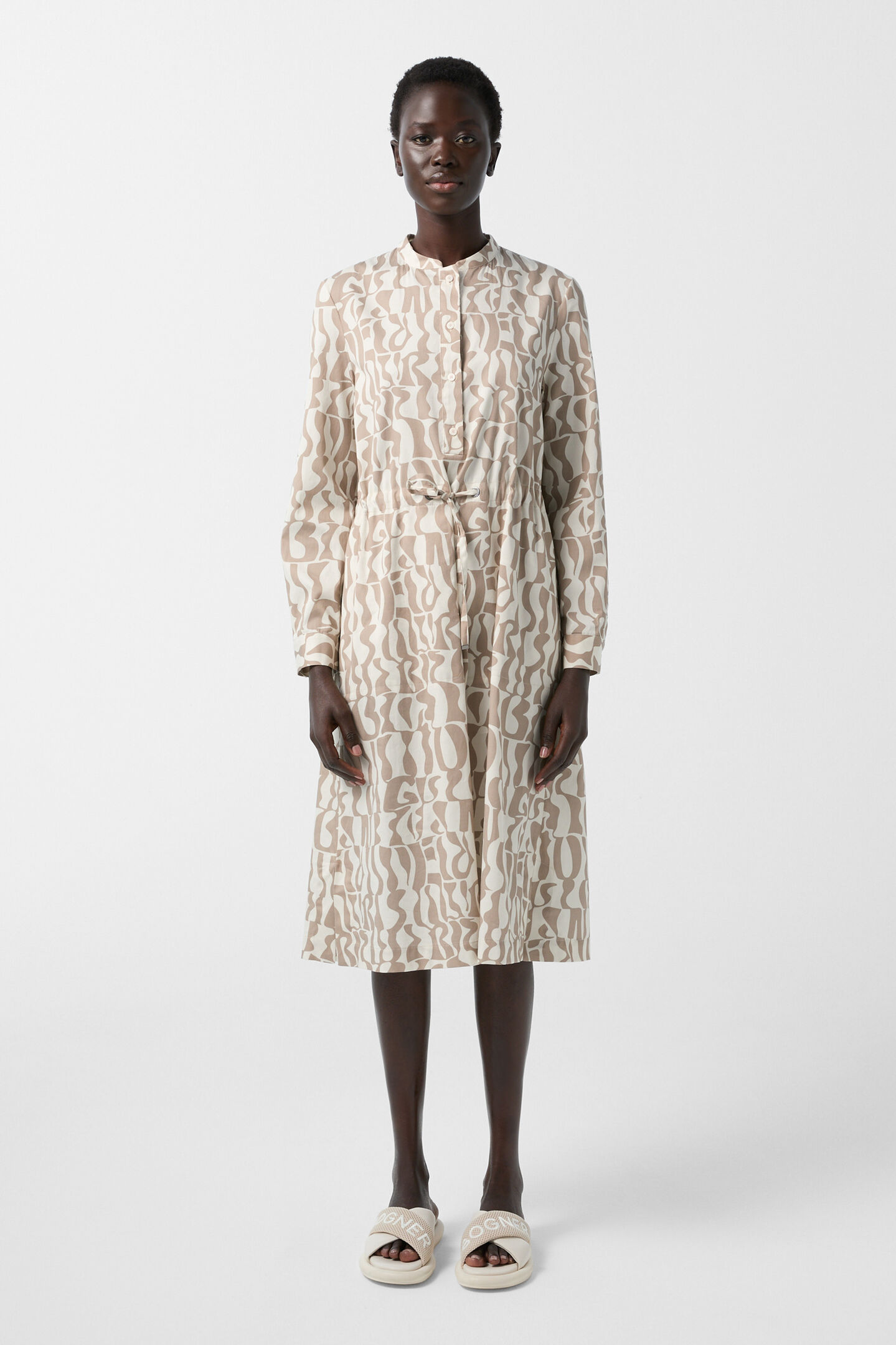 Dress Shanice Caramel/cream