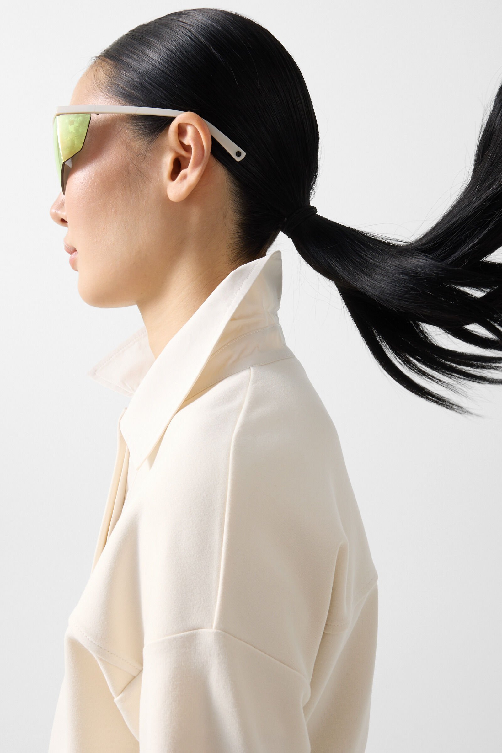 Paloma jersey jacket Cream