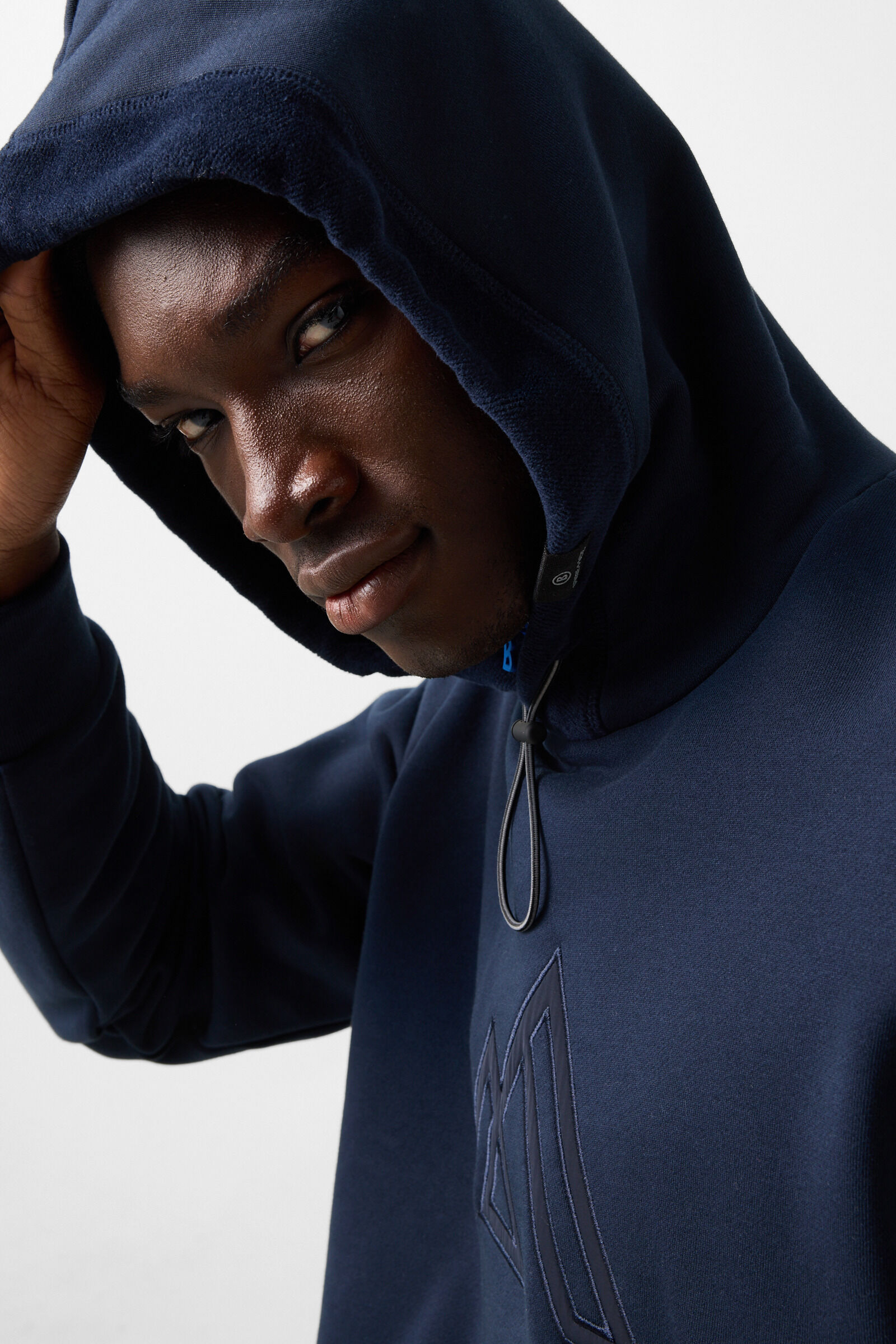 Baumwoll-Hoodie Kristan Navy