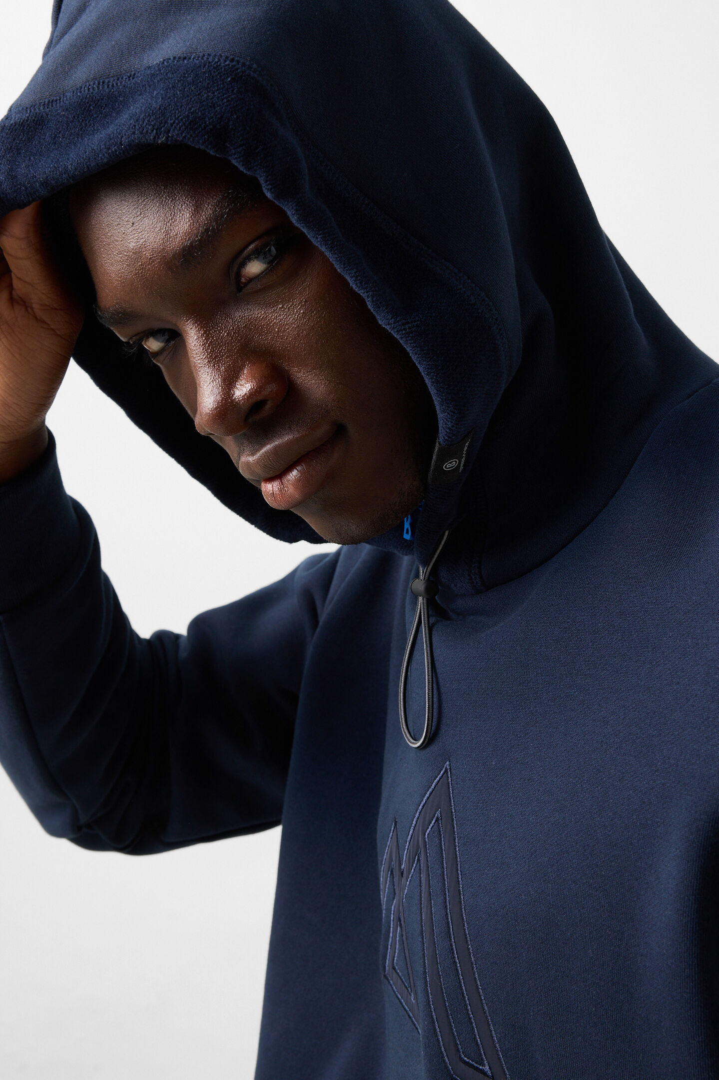 Baumwoll-Hoodie Kristan Navy