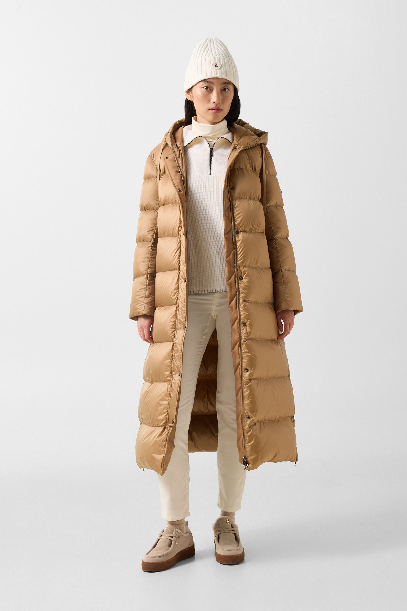 Maxie down coat Camel