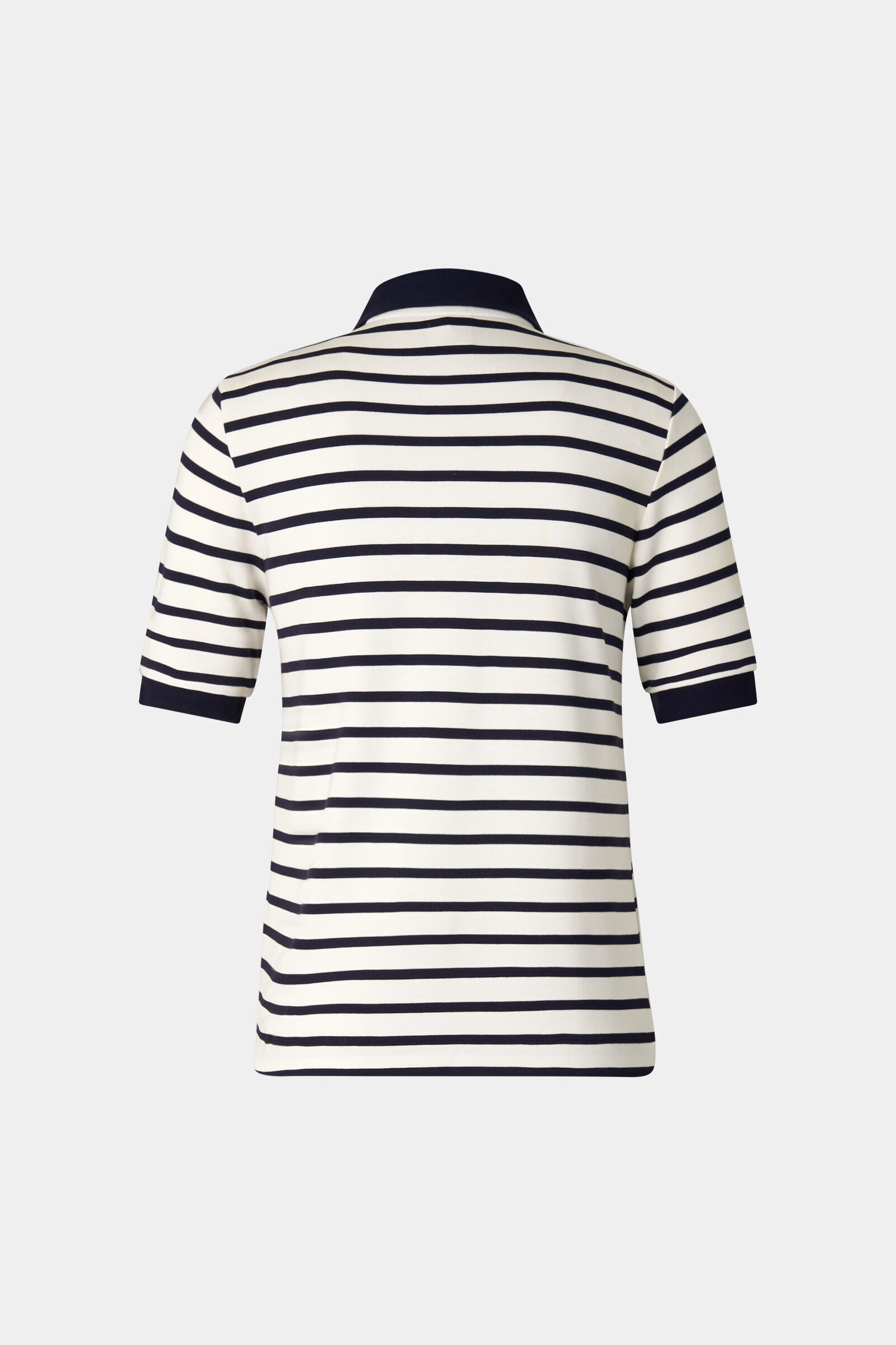 Polo-Shirt Rea Navy-Blau/Wei&szlig;