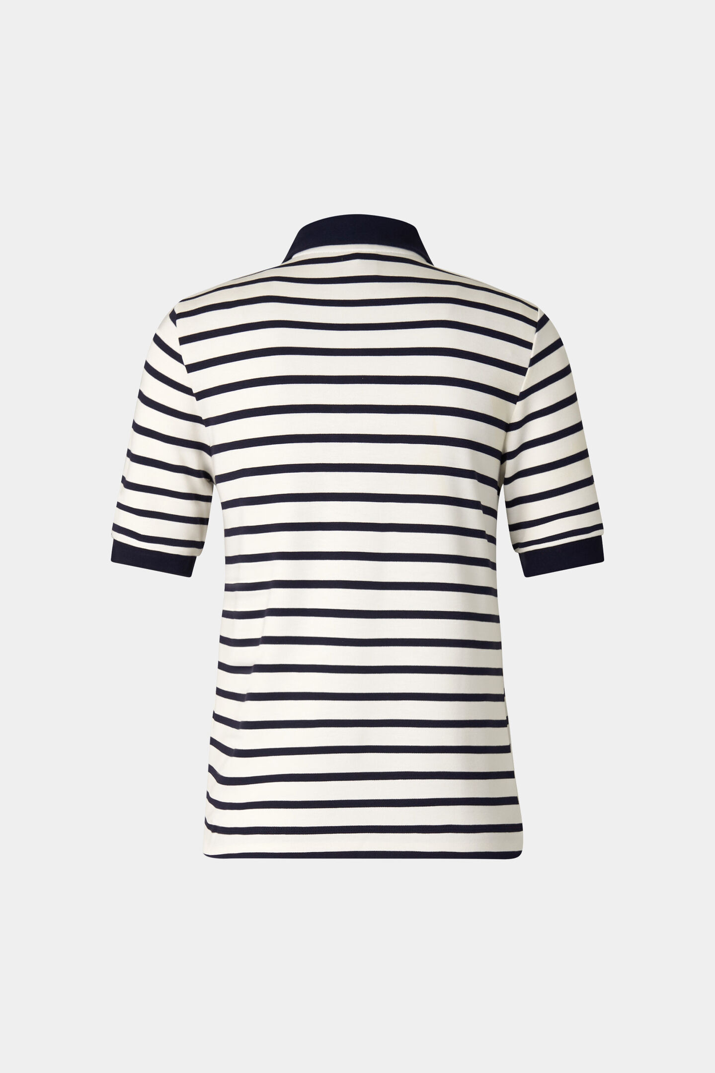 Polo-Shirt Rea Navy-Blau/Wei&szlig;