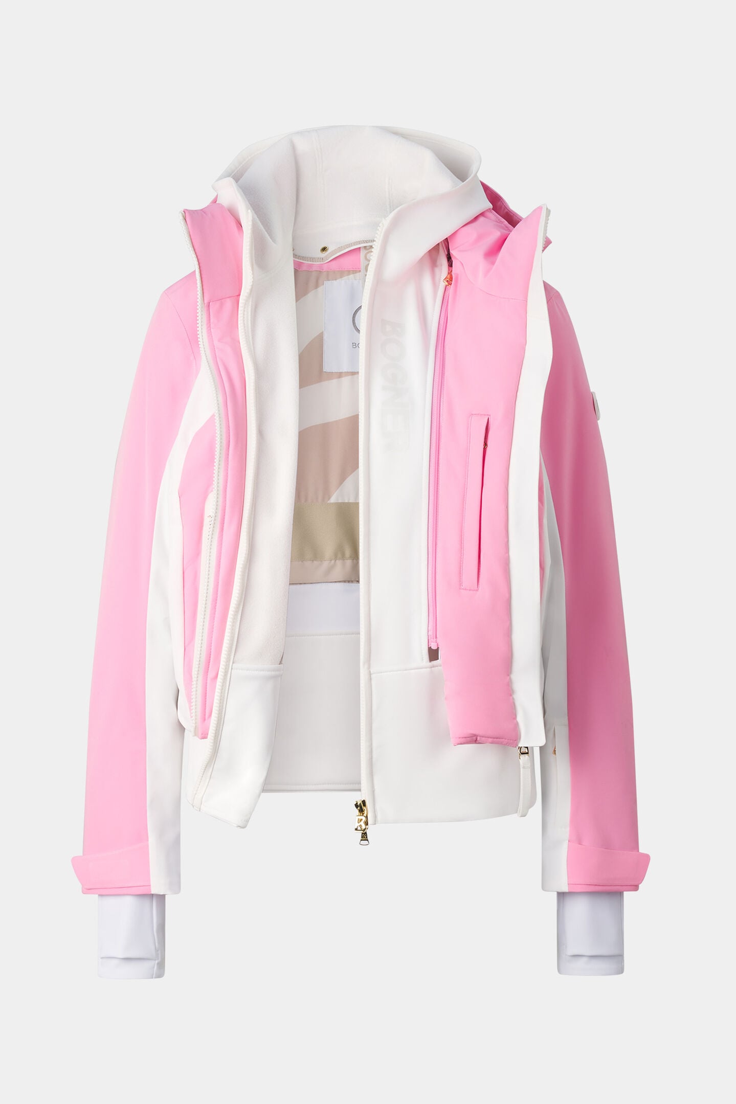 Skijacke Sara Rosa/Wei&szlig;