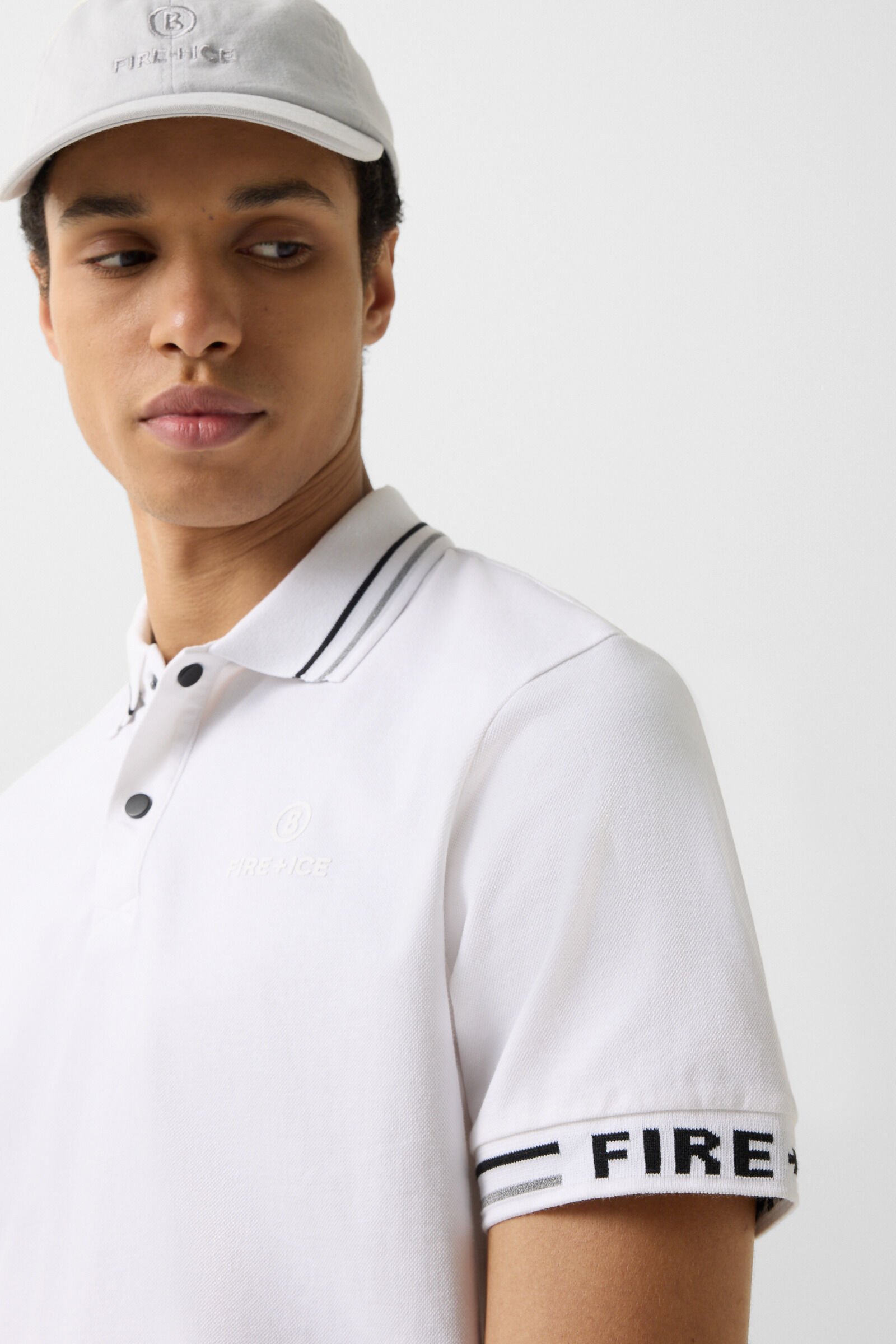 Polo-Shirt Arjan Wei&szlig;