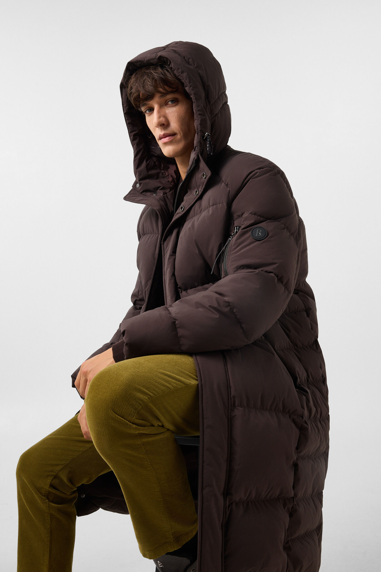 Erico down coat Coffee