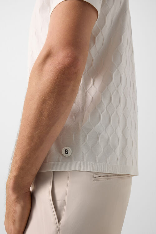 Maxim knitted polo shirt Off-White