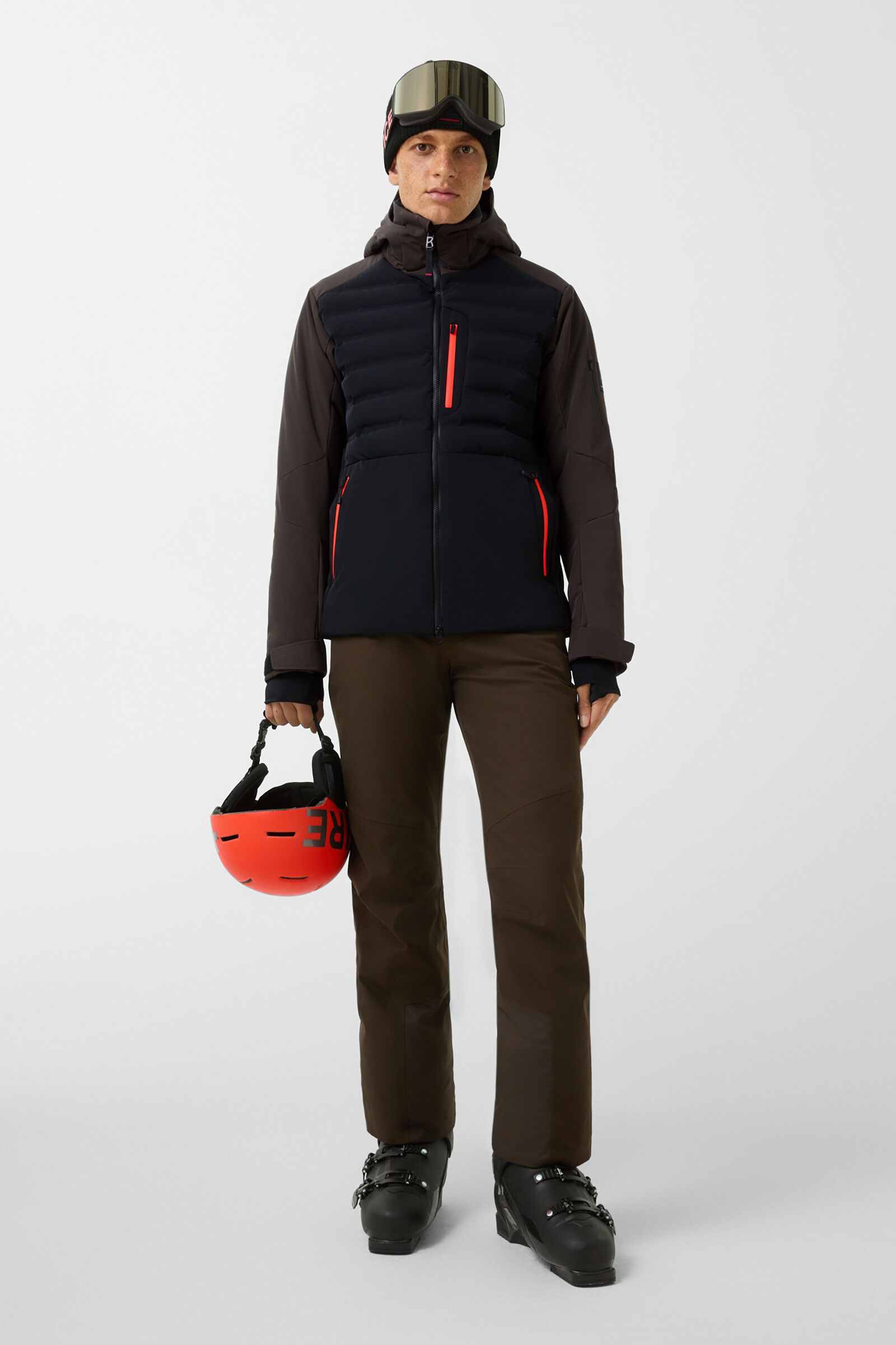 Ivo ski jacket Black/Chocolate