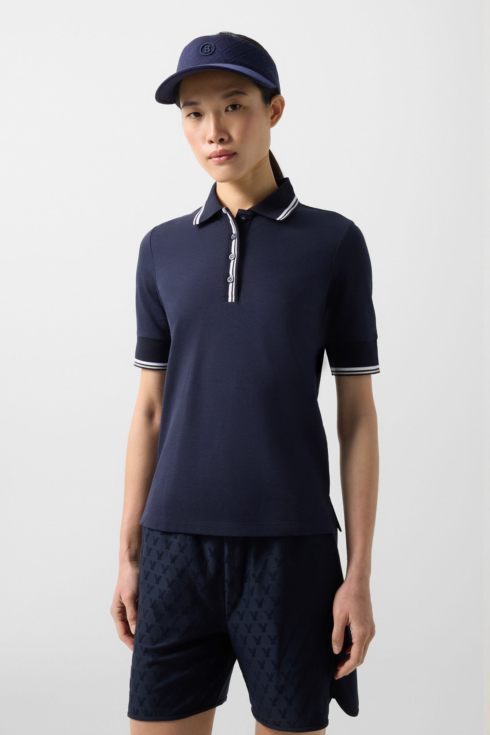 Funktons polo shirt Elenor Navy blue