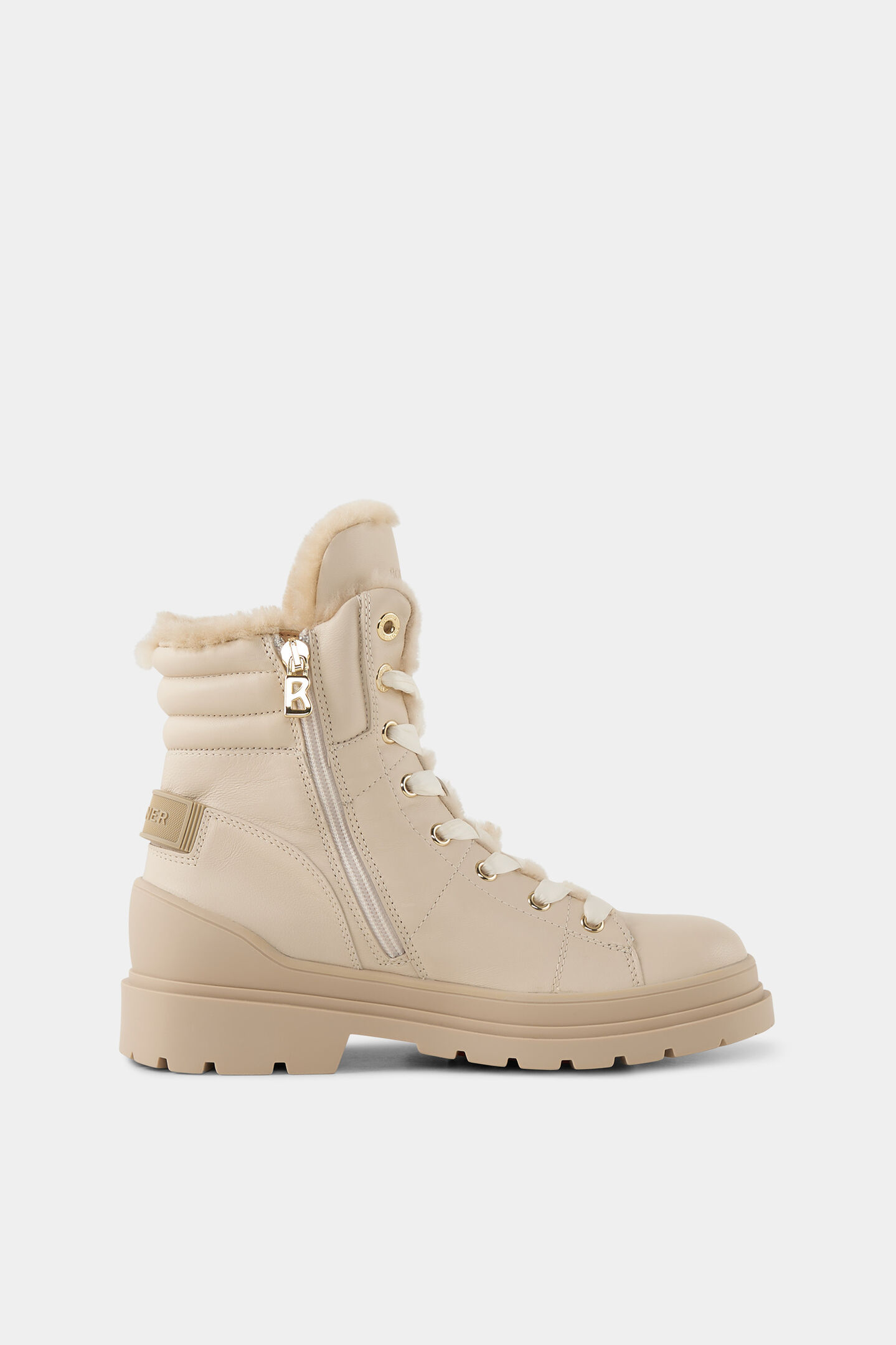 Mid boots St.Moritz with spikes Beige