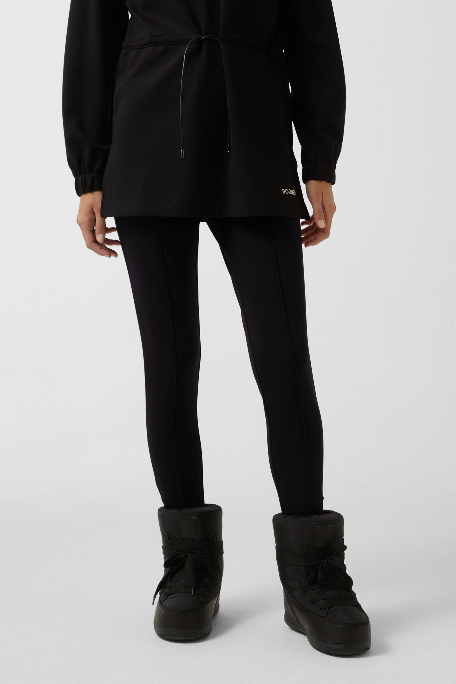 Kaela jersey stirrup trousers Black