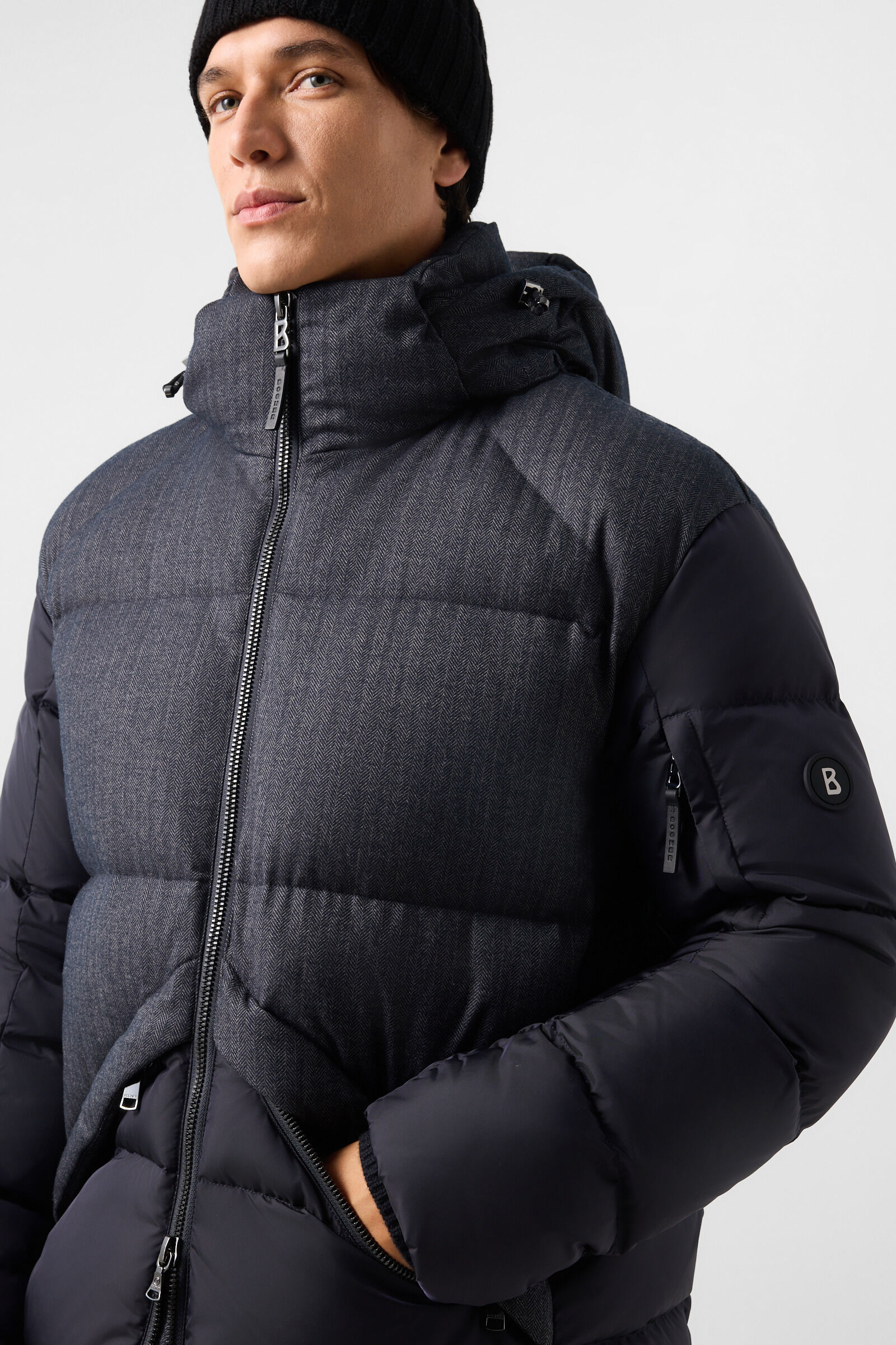 Daunen-Kurzmantel Jones Navy