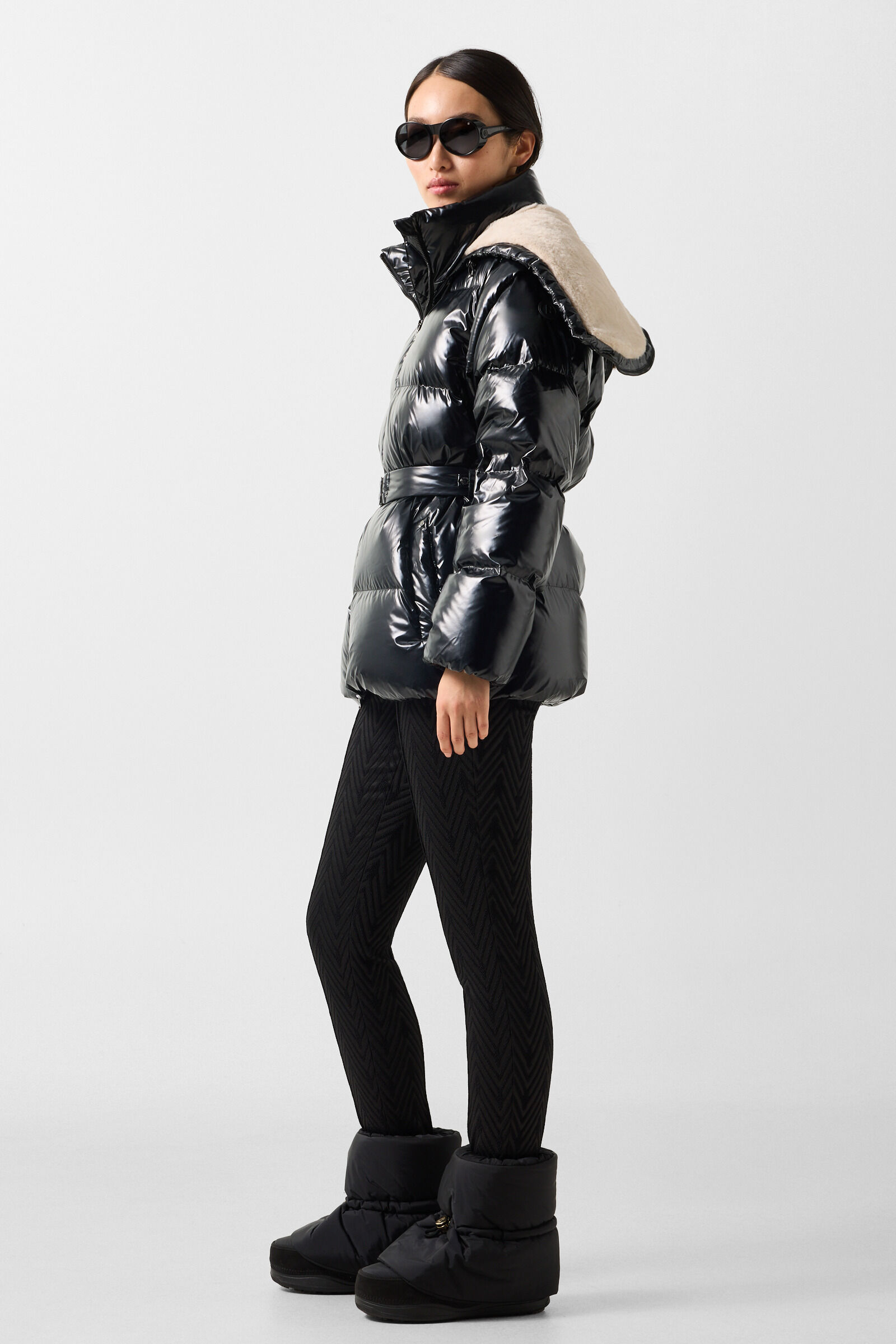 Inez 2-in-1 Down Jacket Black