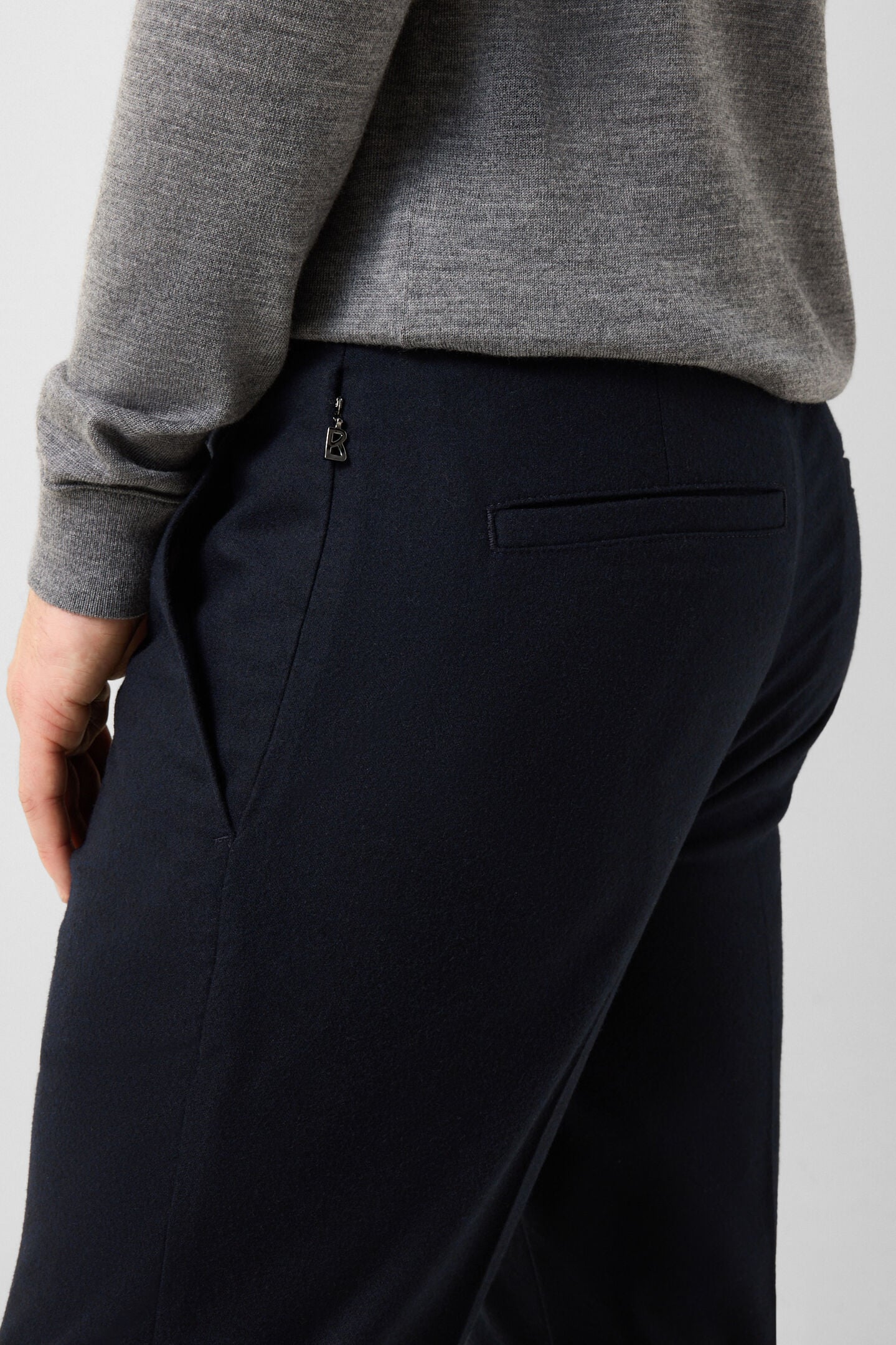 Riley Business wool mix pants Navy