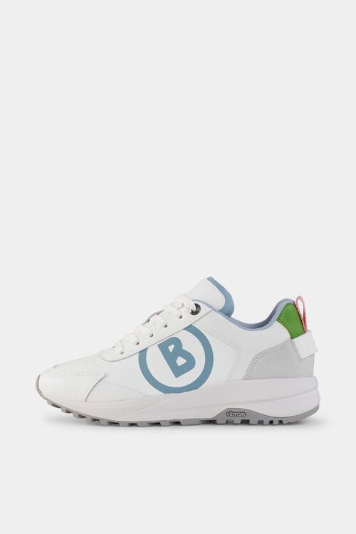 Golf sneaker White/blue/green