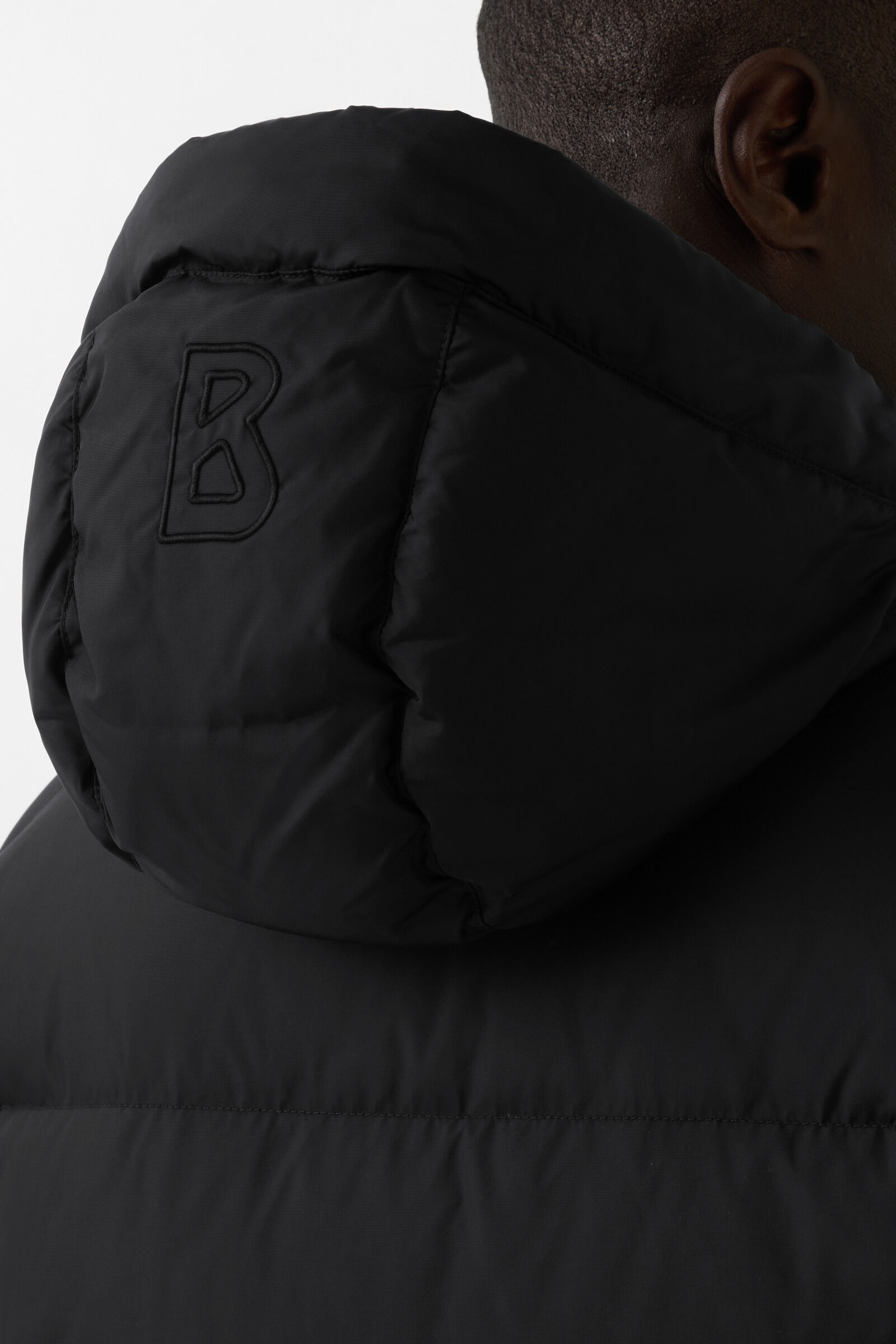 Jones down short coat Black