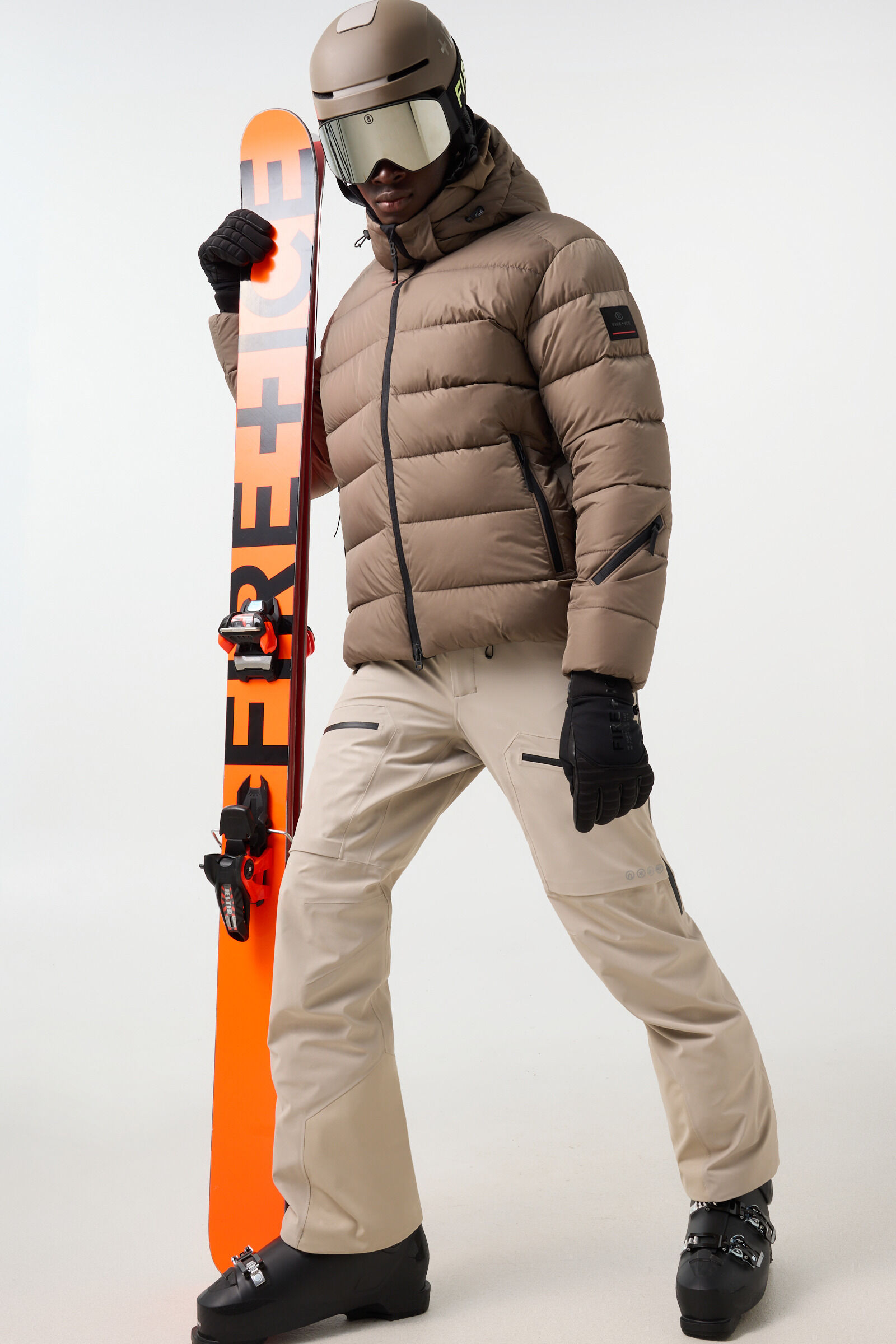 Luka ski jacket Taupe