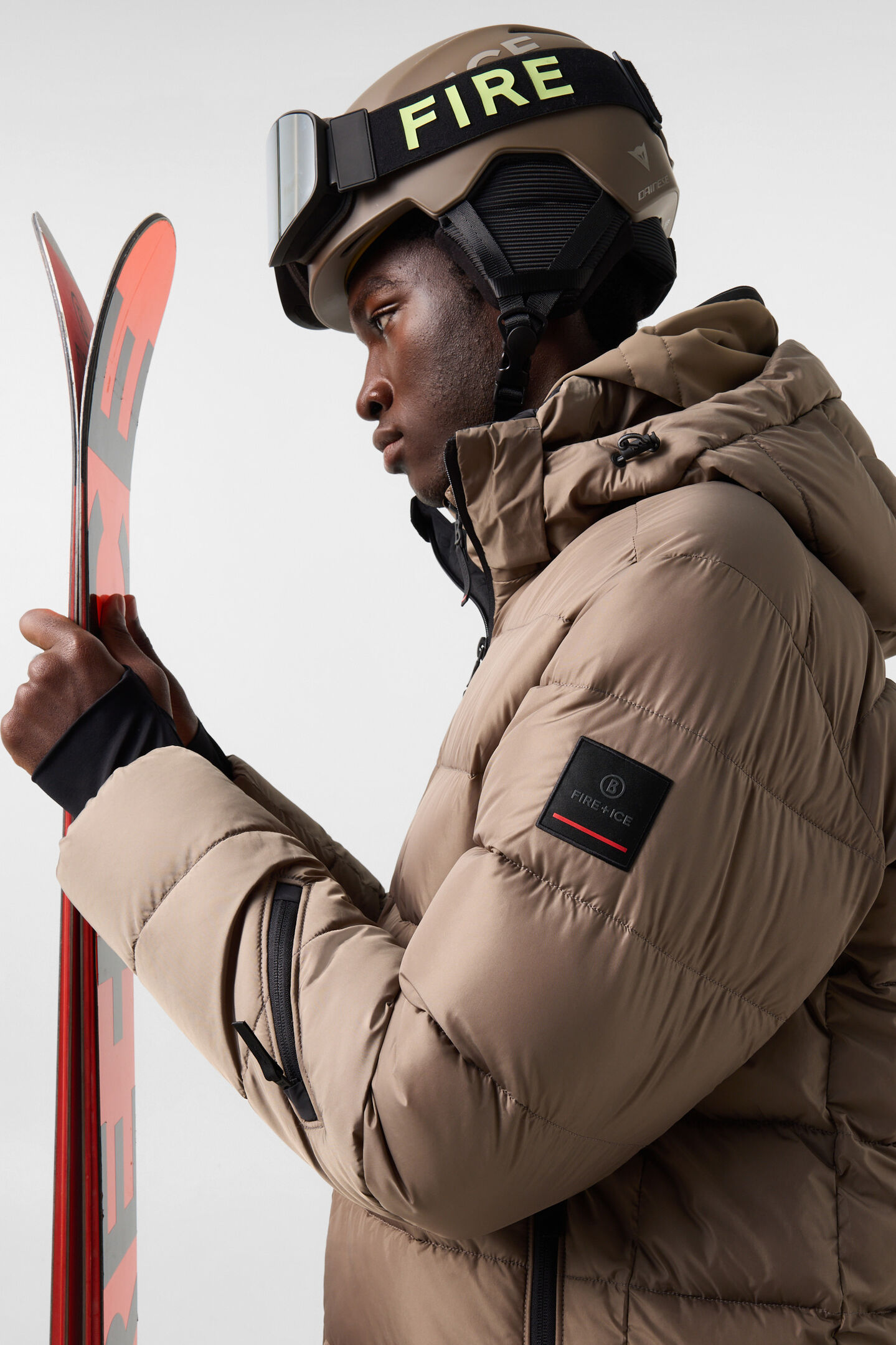 Luka ski jacket Taupe
