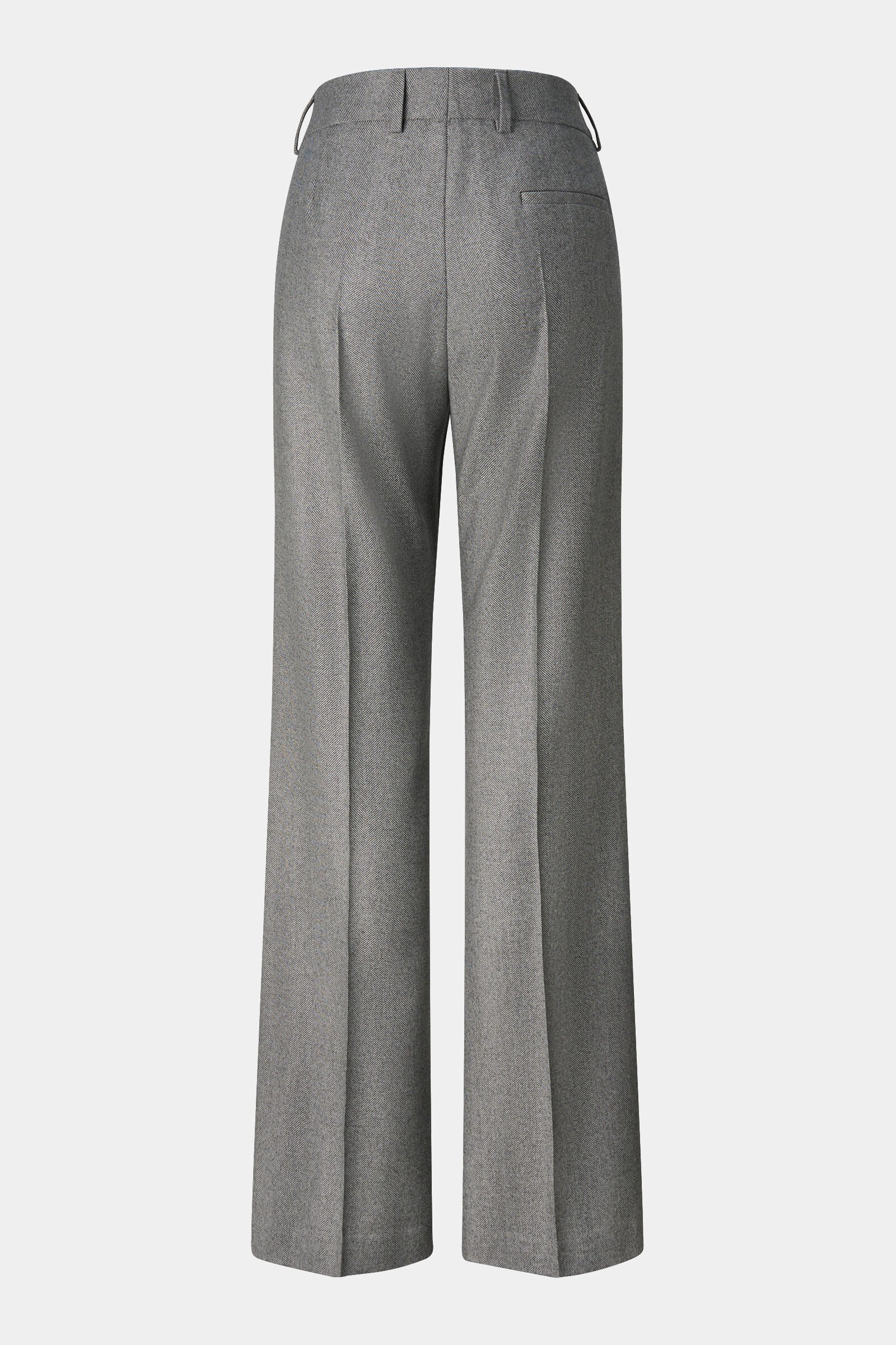 Schurwoll-Hose Jody Grau