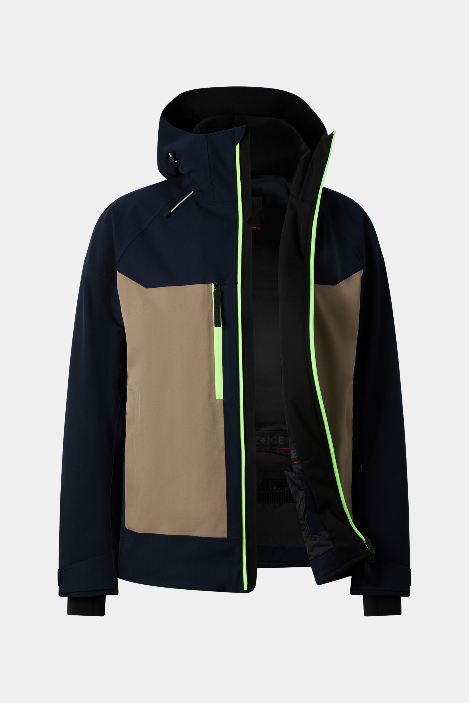 Skijacke Tajo Navy/Taupe