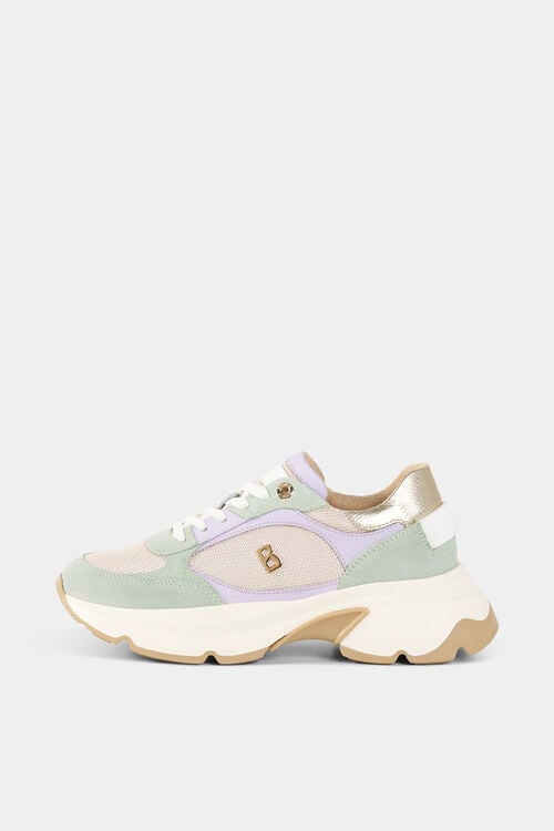 Kobe sneaker Mint/lilac/beige