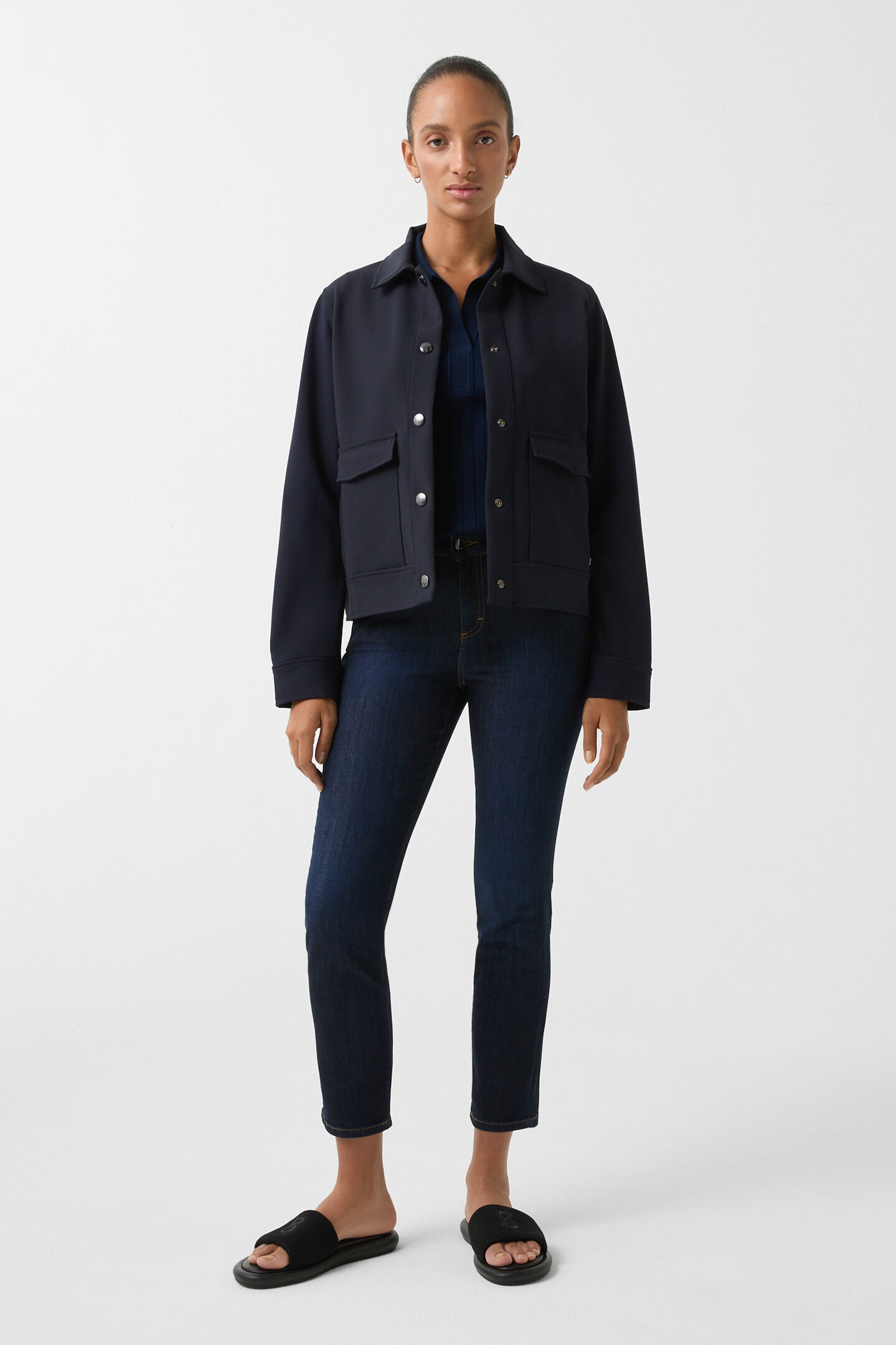 Slim Fit Jeans Julie Dark Denim Blue