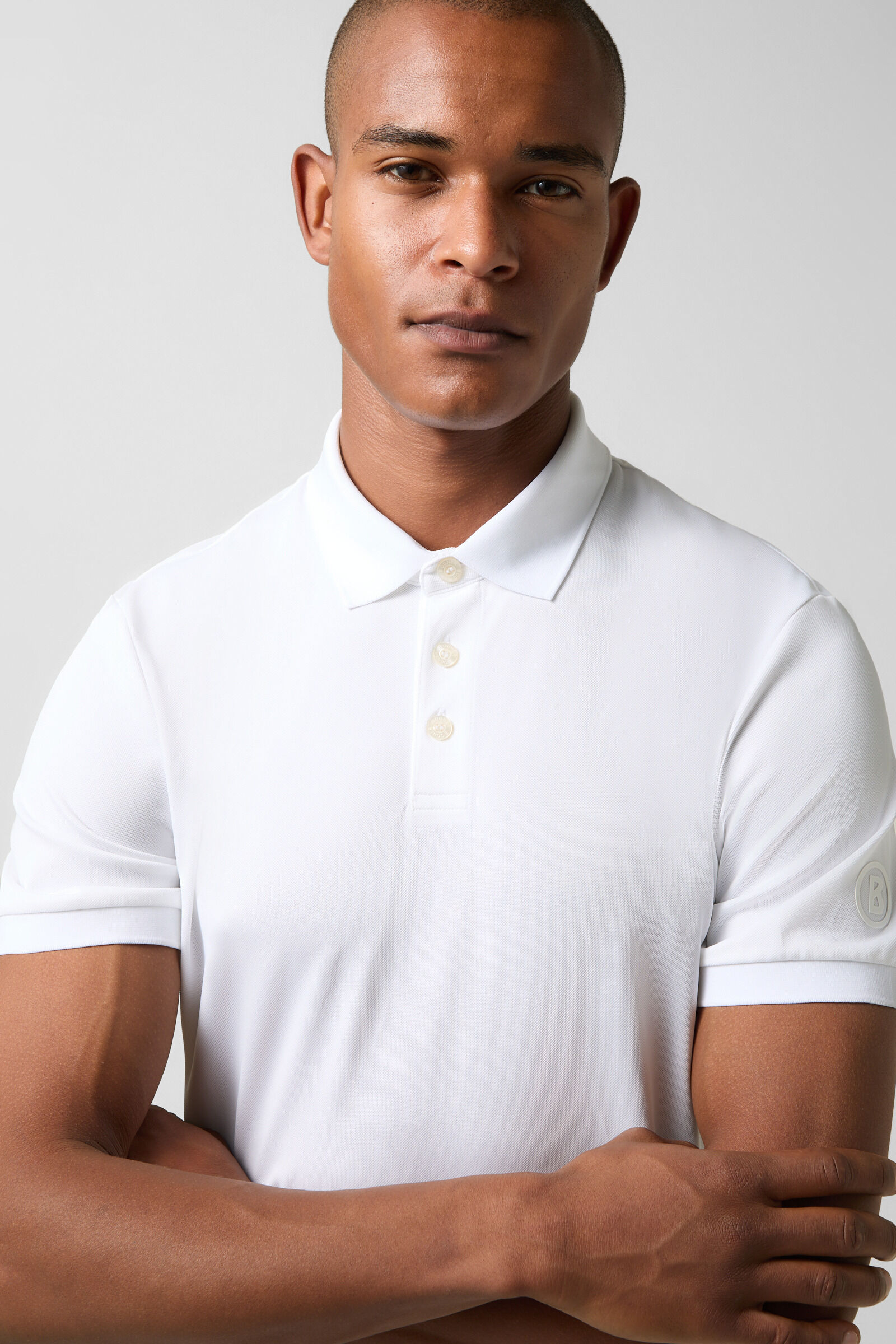 Daniel functional short-sleeved top White