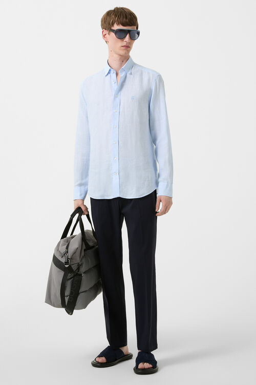 Look Timi Hellblau gestreift 