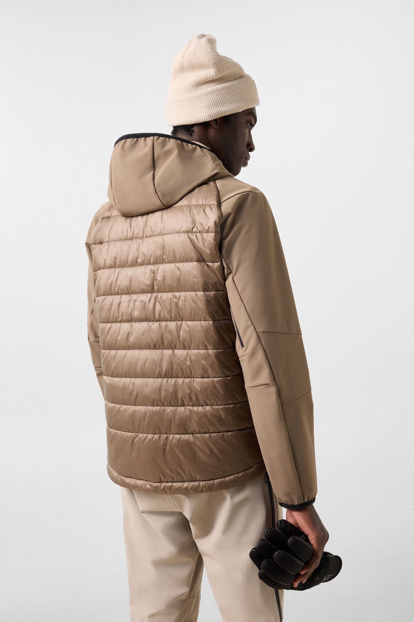 Softshell-Steppjacke Anian Taupe
