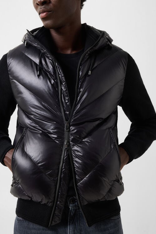 Zisco Hybrid Knit Jacket Black
