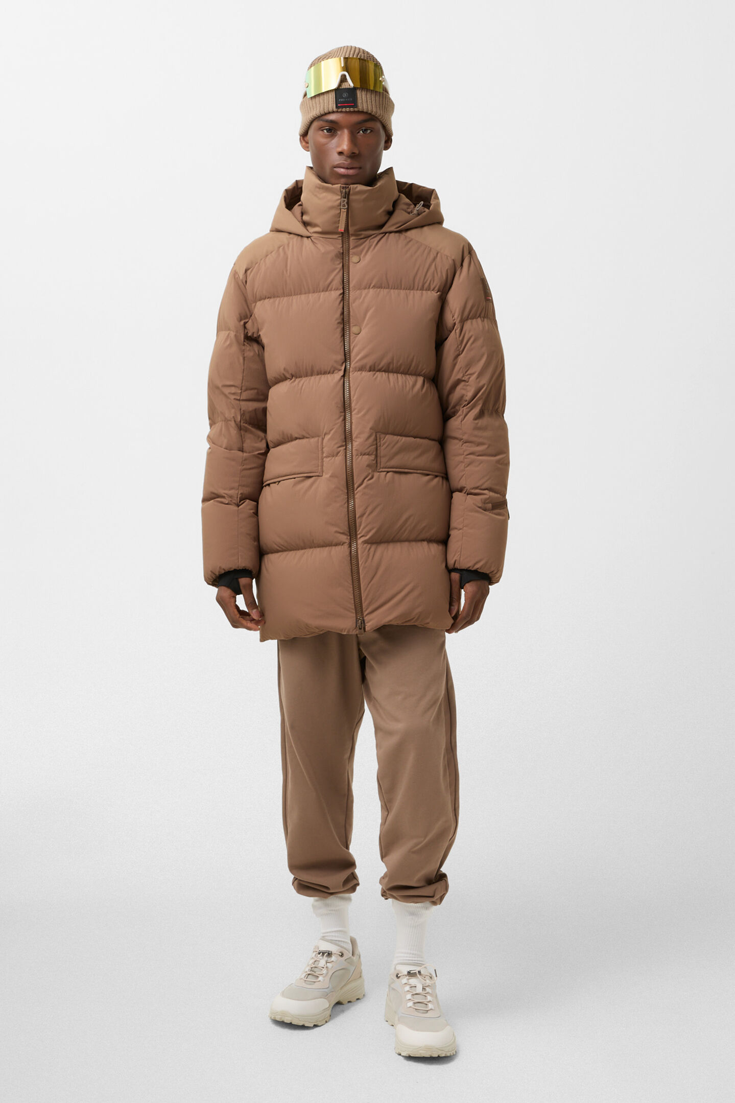 Yaron down short coat Caramel