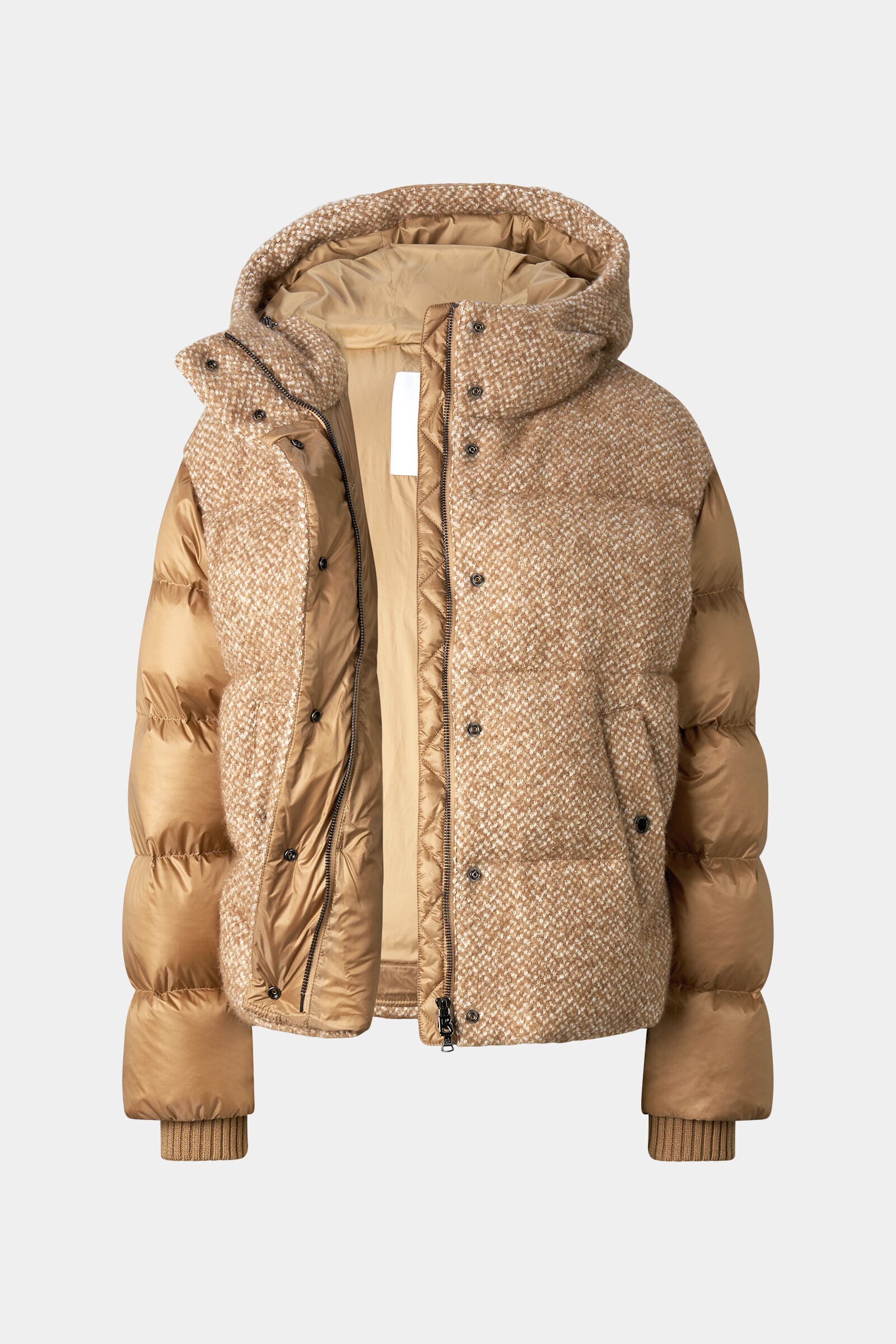 Cathy Boucl&eacute; Down Jacket Camel