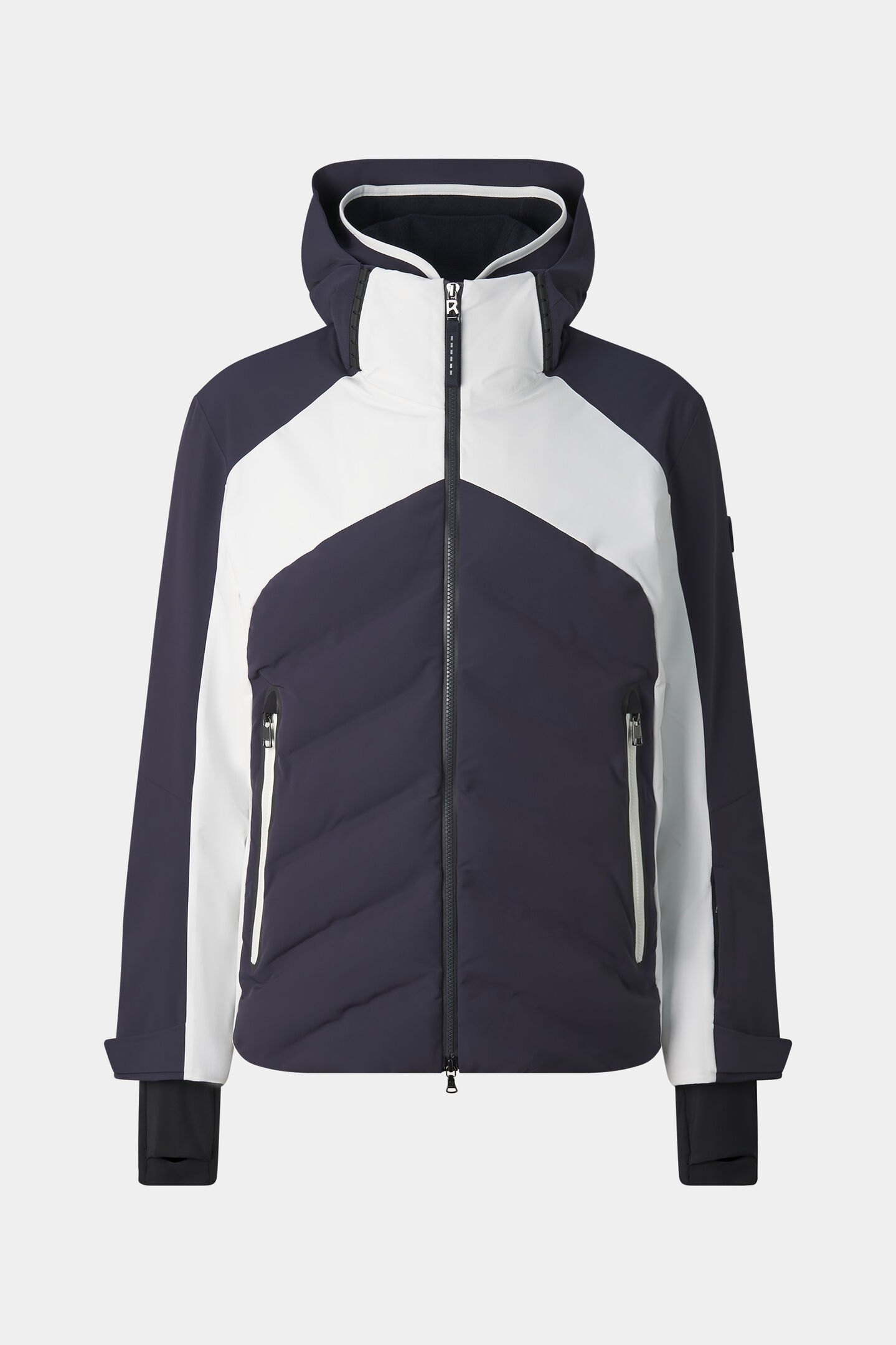 Ski-jas Bahri Marineblauw/wit