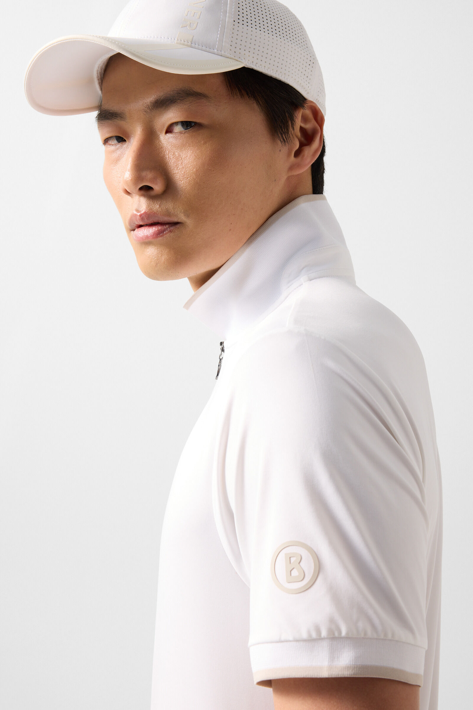 Funktions-Polo-Shirt Cody Off-White