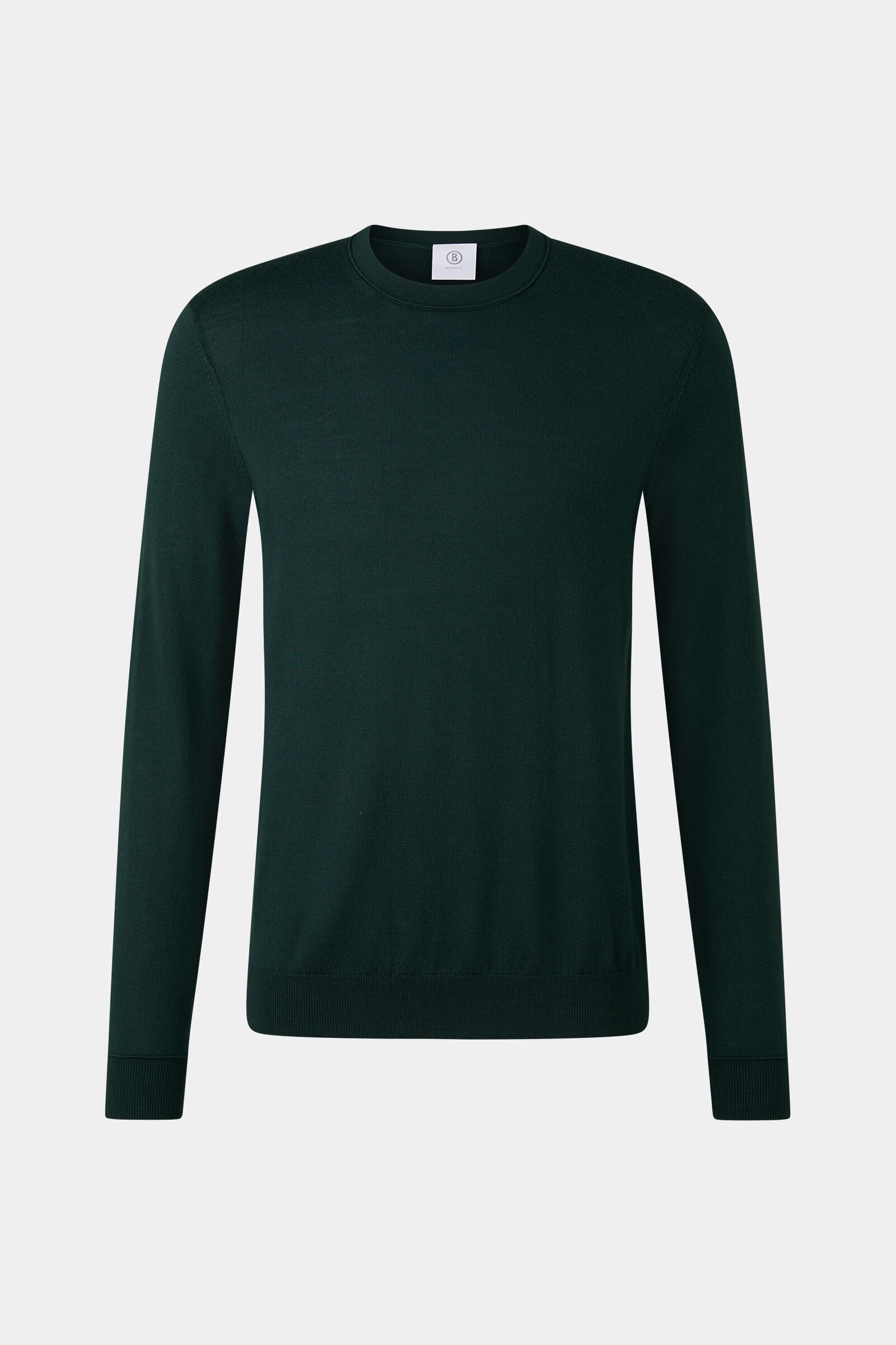Fine knit jumper Ole Dark green