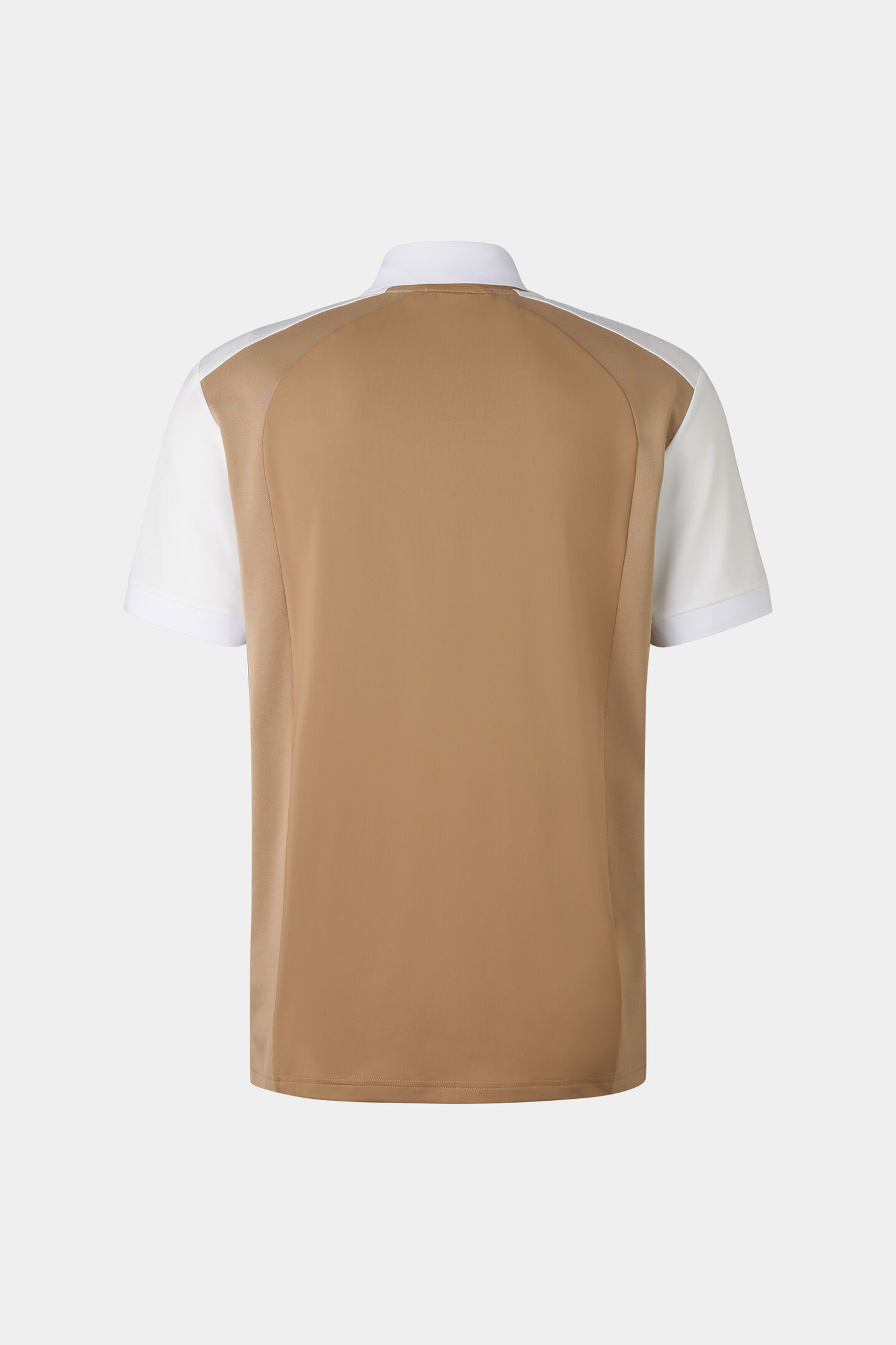 Kjell functional short-sleeved top Caramel/white