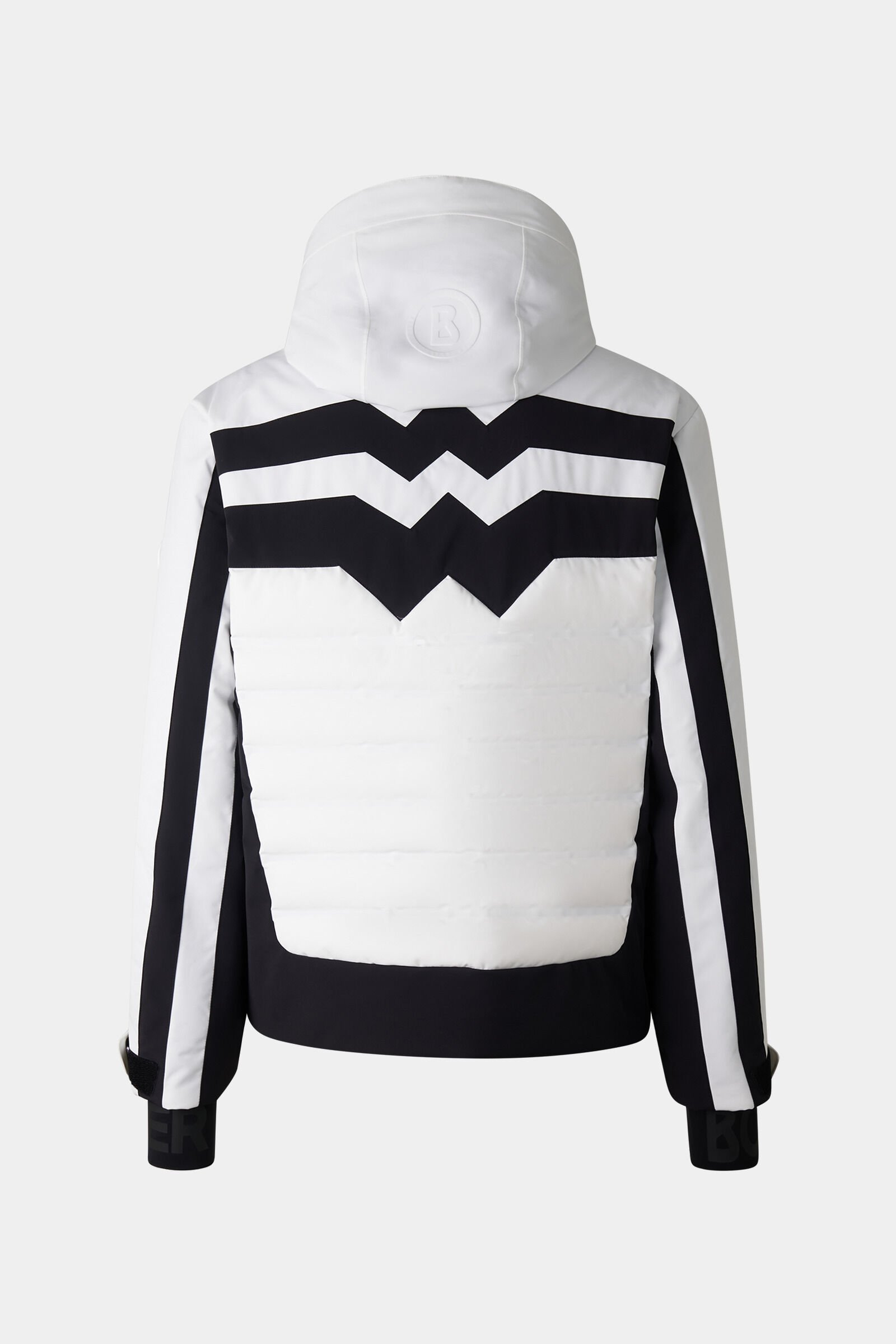 Feliks down ski jacket White/black