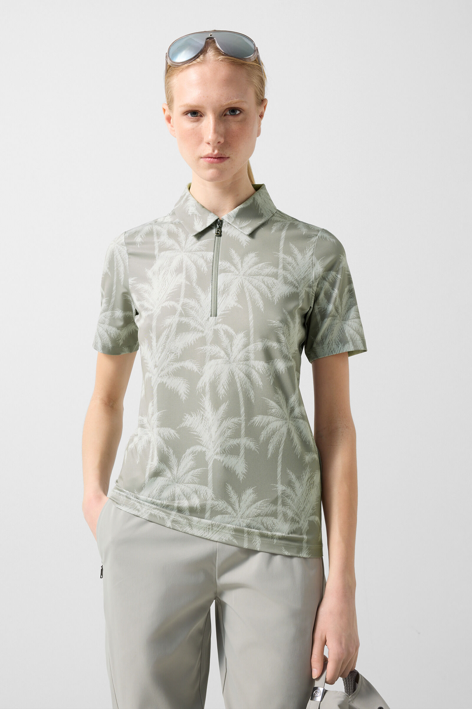 Taya functional short-sleeved top Eucalyptus