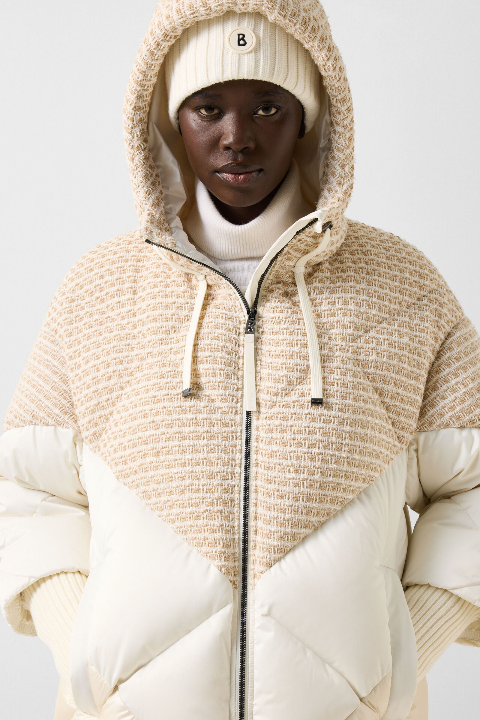 Daunenjacke Sheryl Off-White/Beige