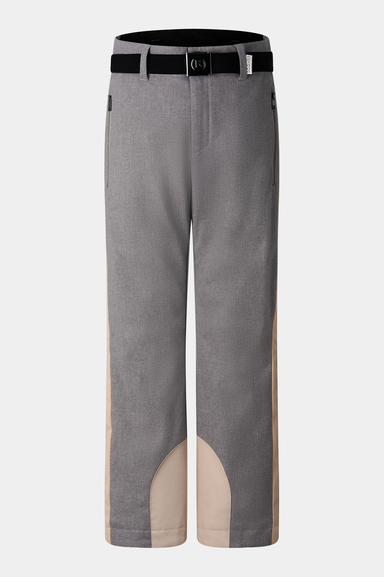 Firat Flannel Ski Pants Light Gray/Beige