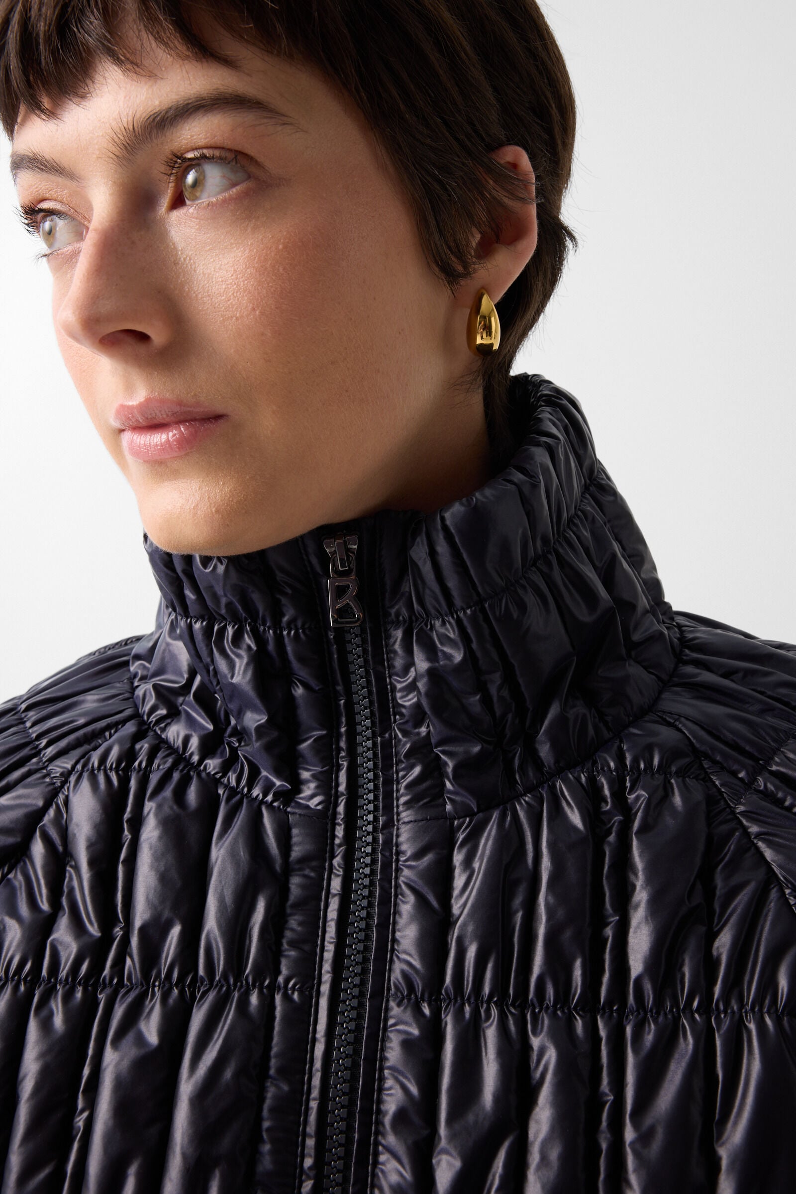 Sherry quilted jacket Navy blue