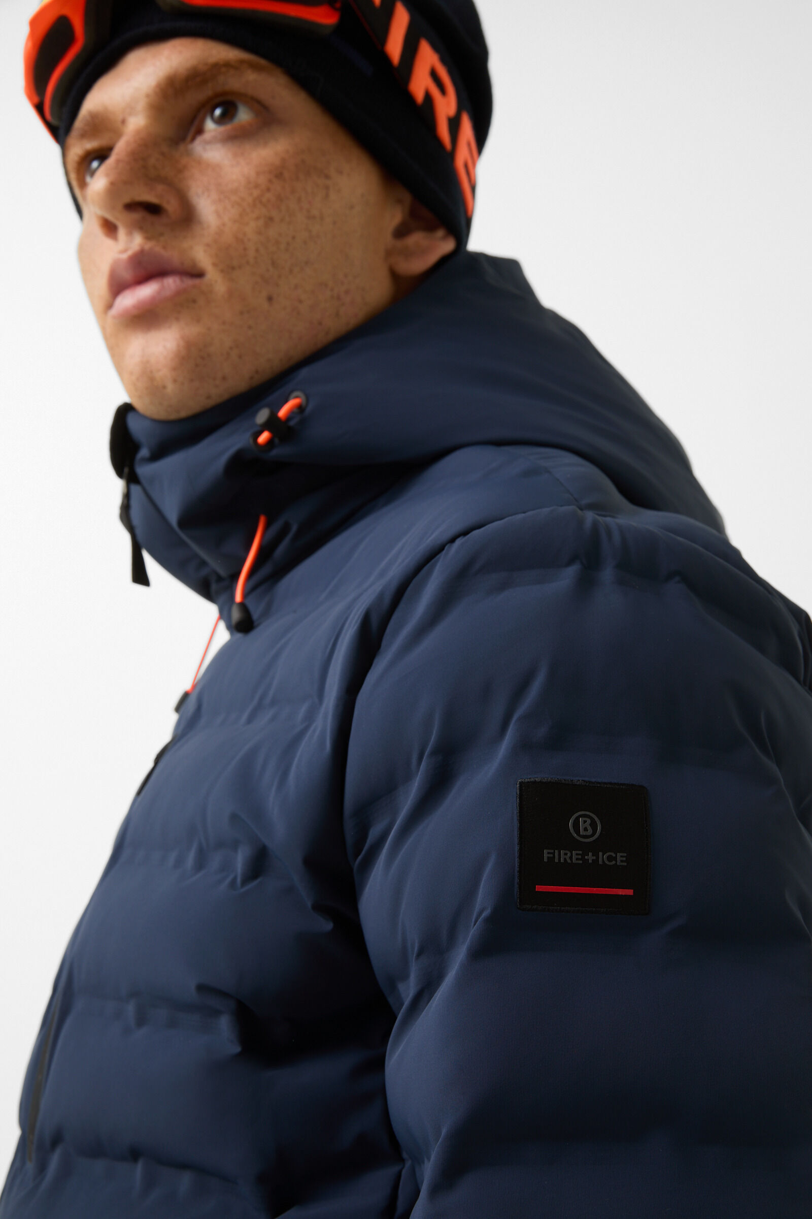 York quilted jacket Dark blue