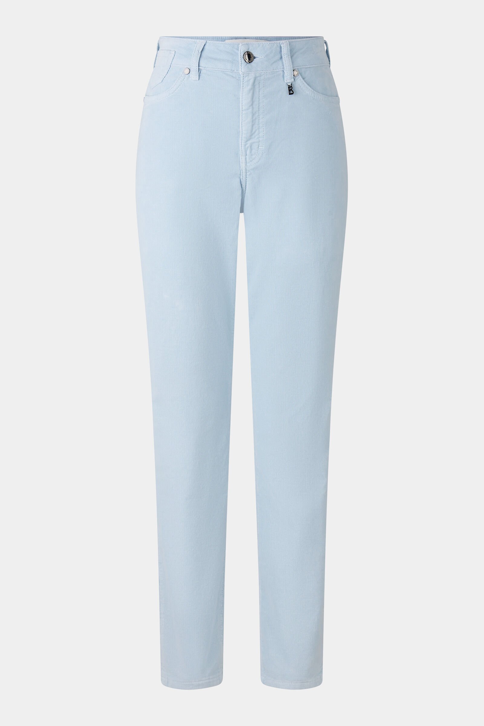Julie 7/8 corduroy trousers Light blue