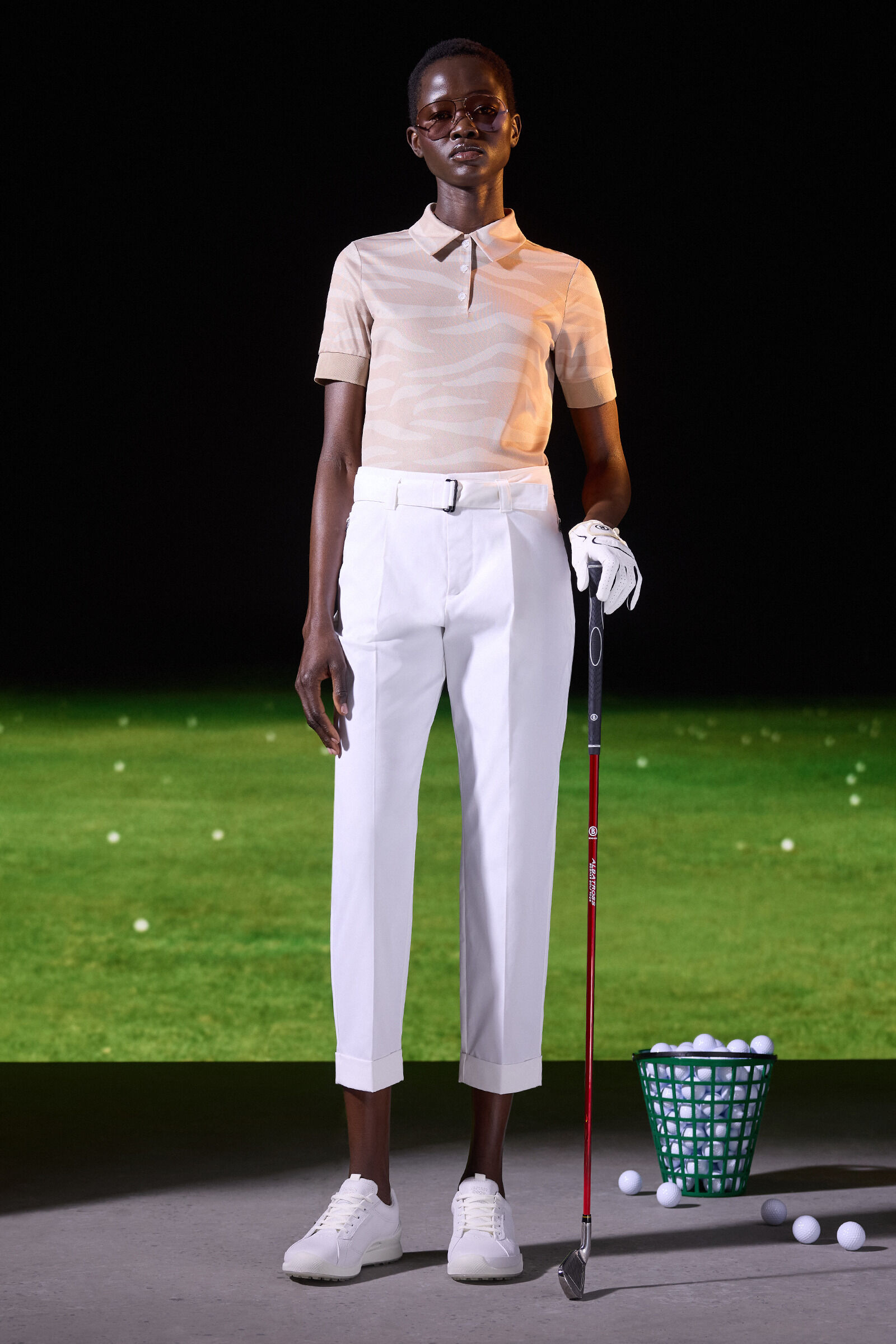BOGNER Sport Golf Look Calysa Beige White for women