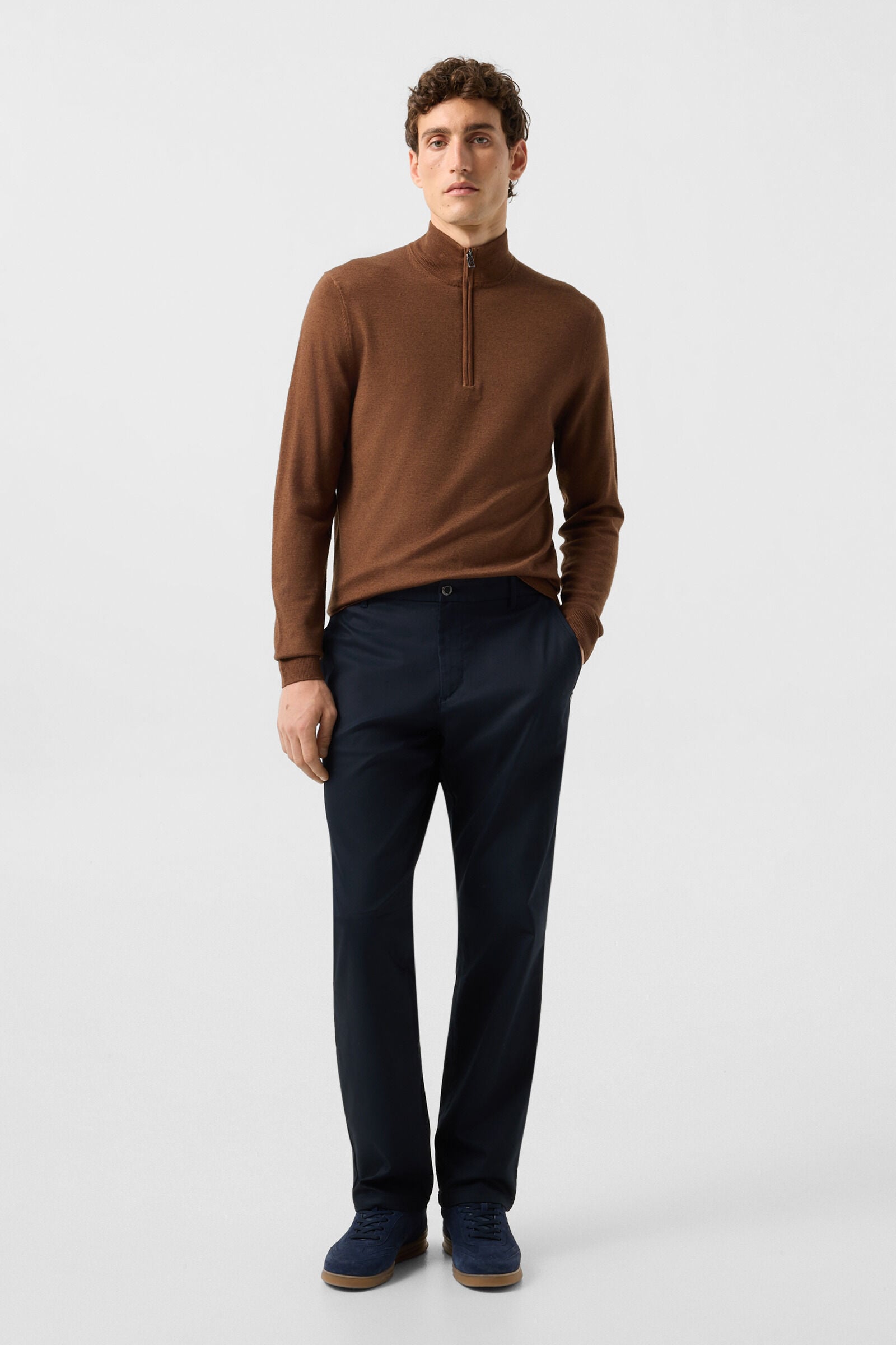 Ouri merino troyer Brown