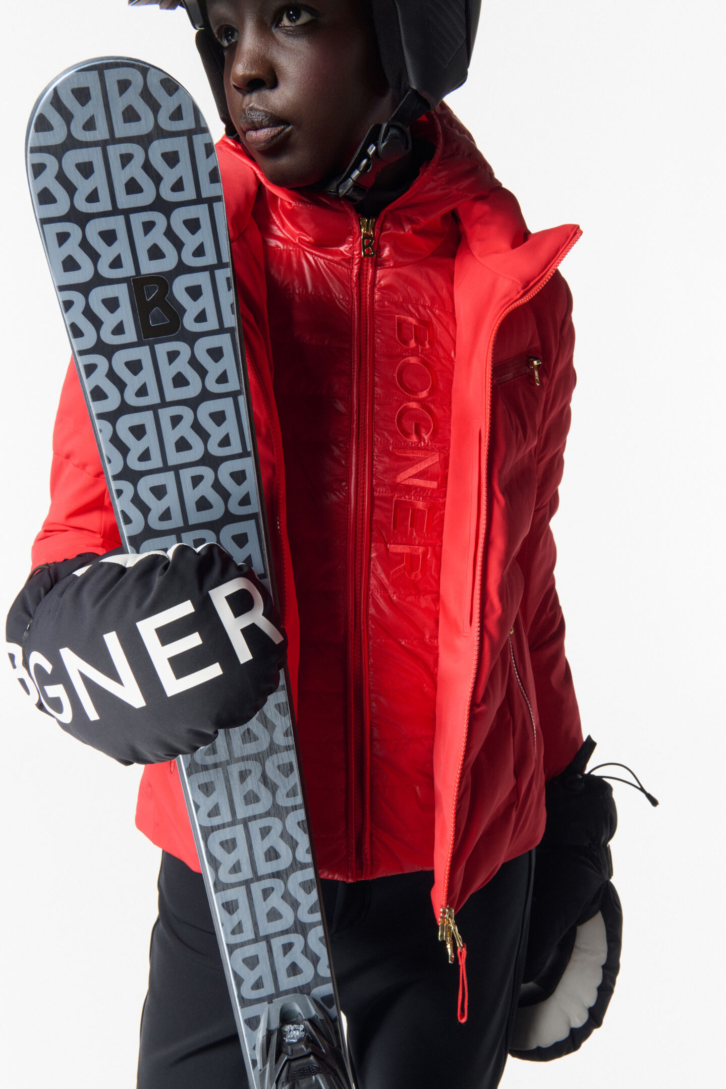 Veste de ski Kea Rouge