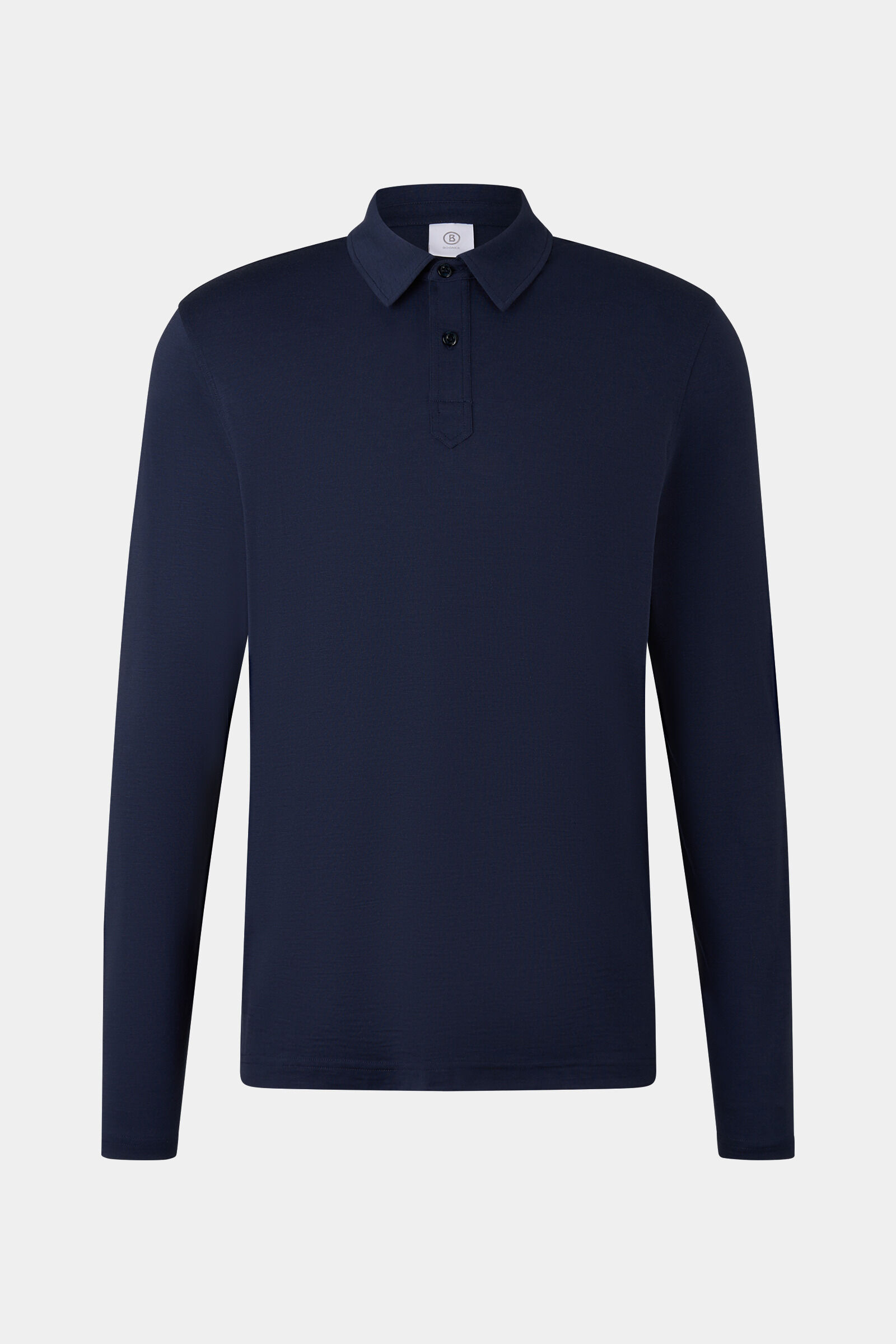 Polo long-sleeved top Lennon Navy blue